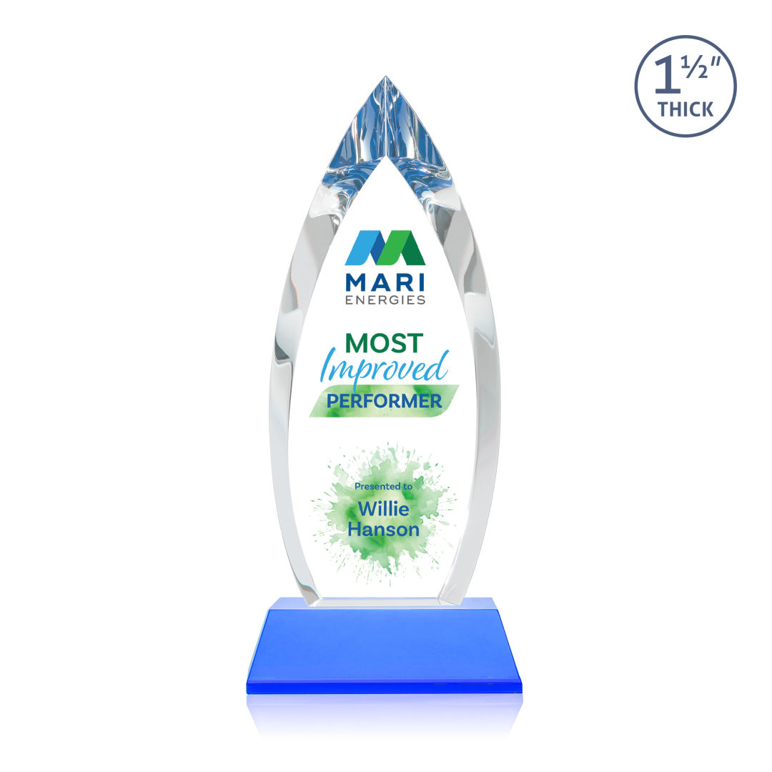 Fortier VividPrint™ Award on Entwhistle Base - Sky Blue
