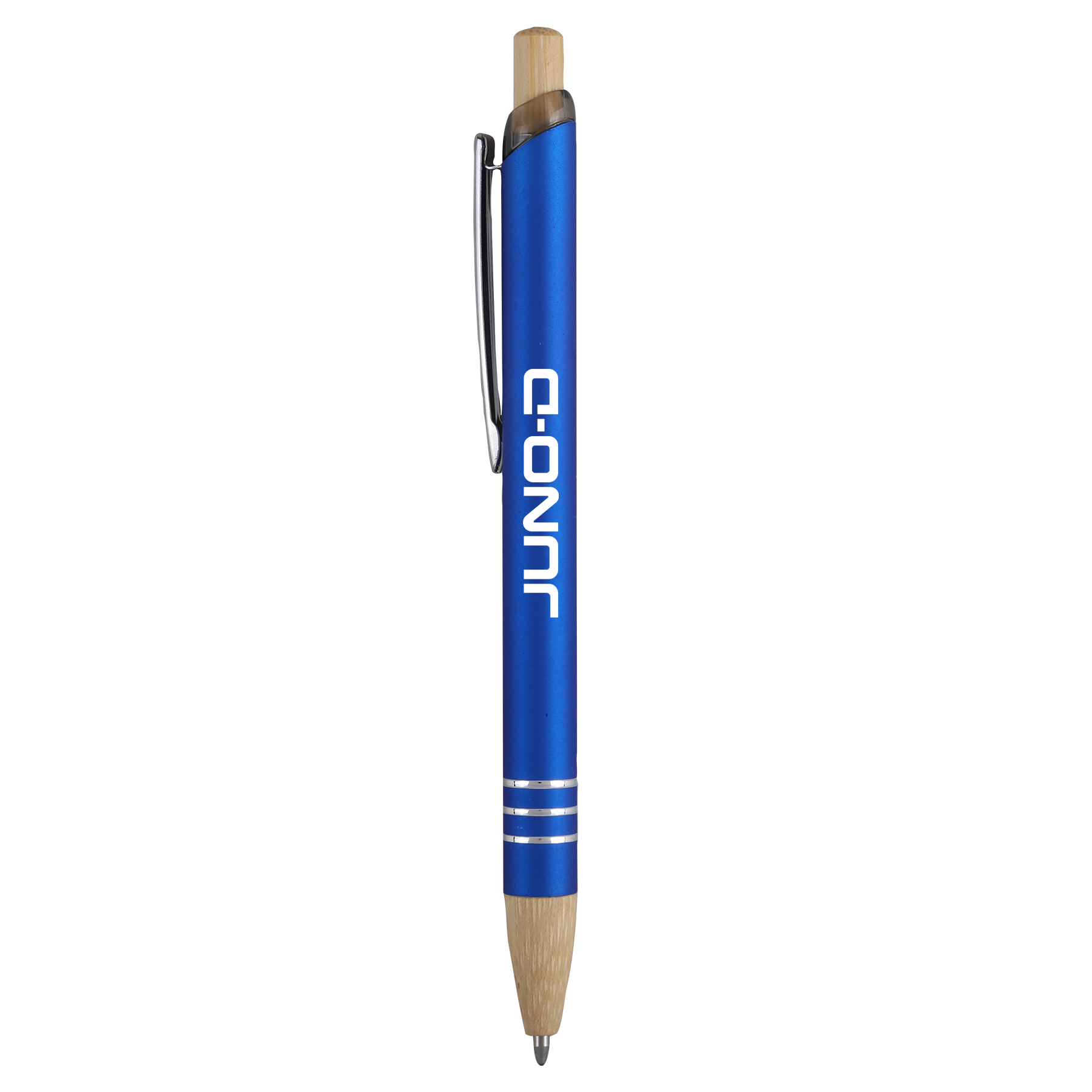 Venosa Velvet-Touch Aluminum Pen w/Bamboo Accents 10
