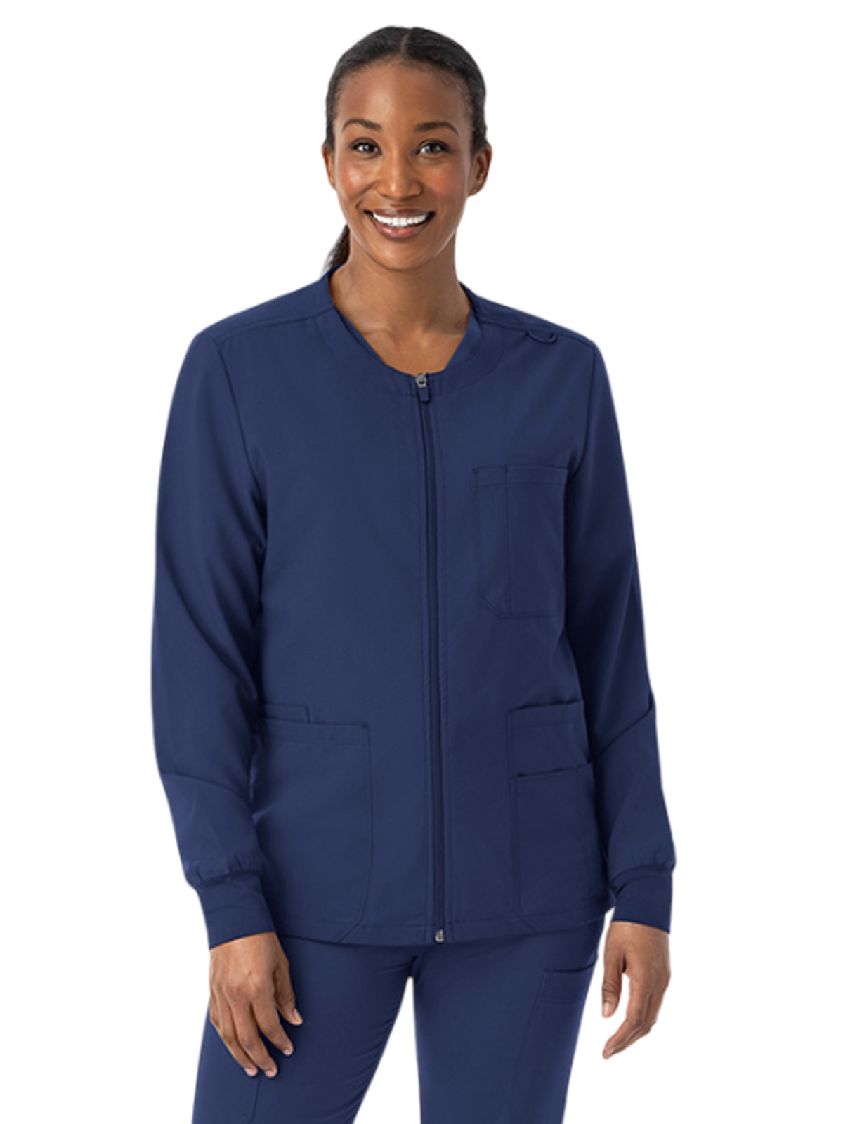 ScrubJoy Fit-4-All - Unisex 7-Pocket Scrub Jacket