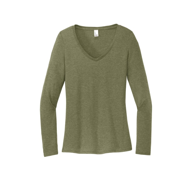 District Women's Perfect Tri Long Sleeve V-Neck Tee 17