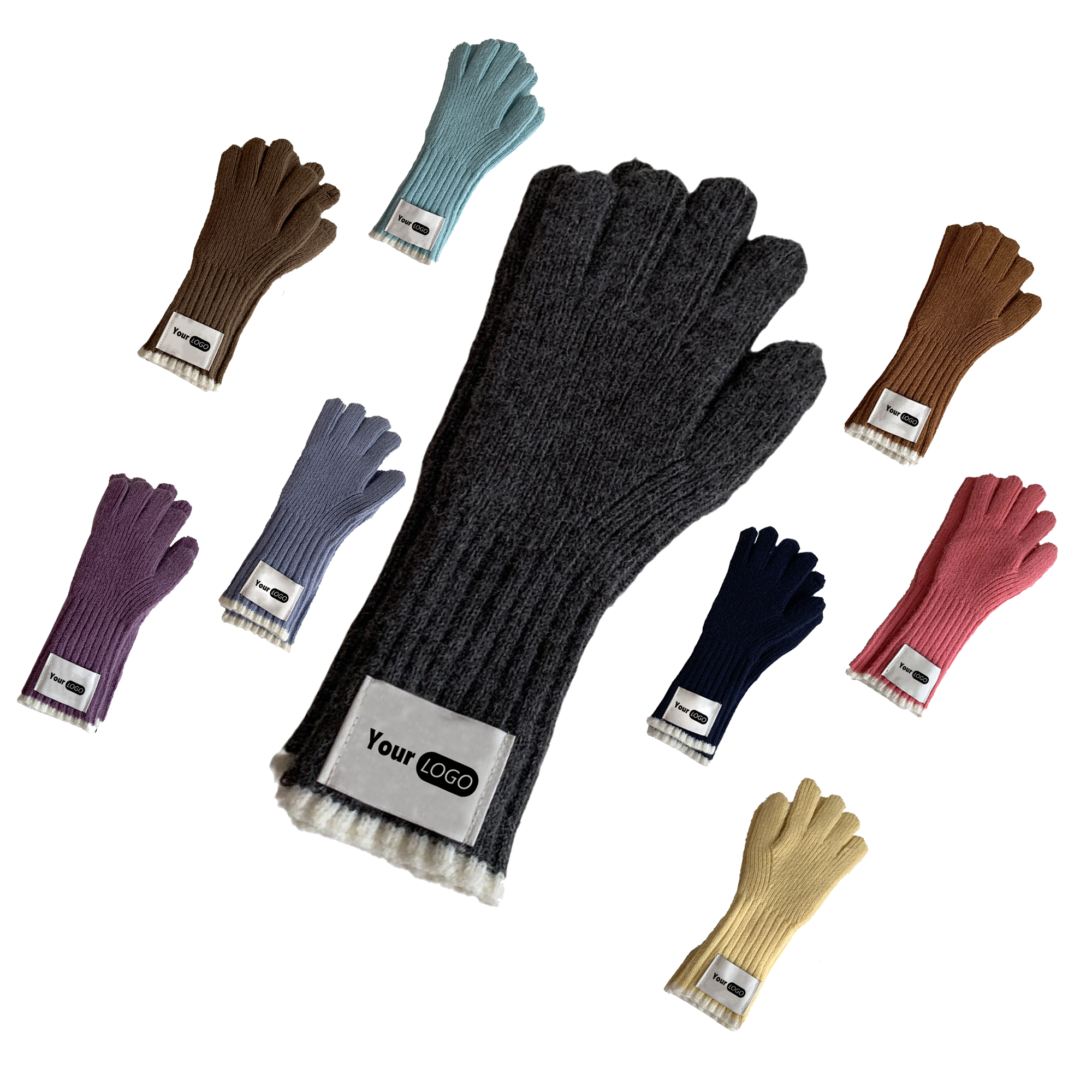 11" thermal knit gloves 4