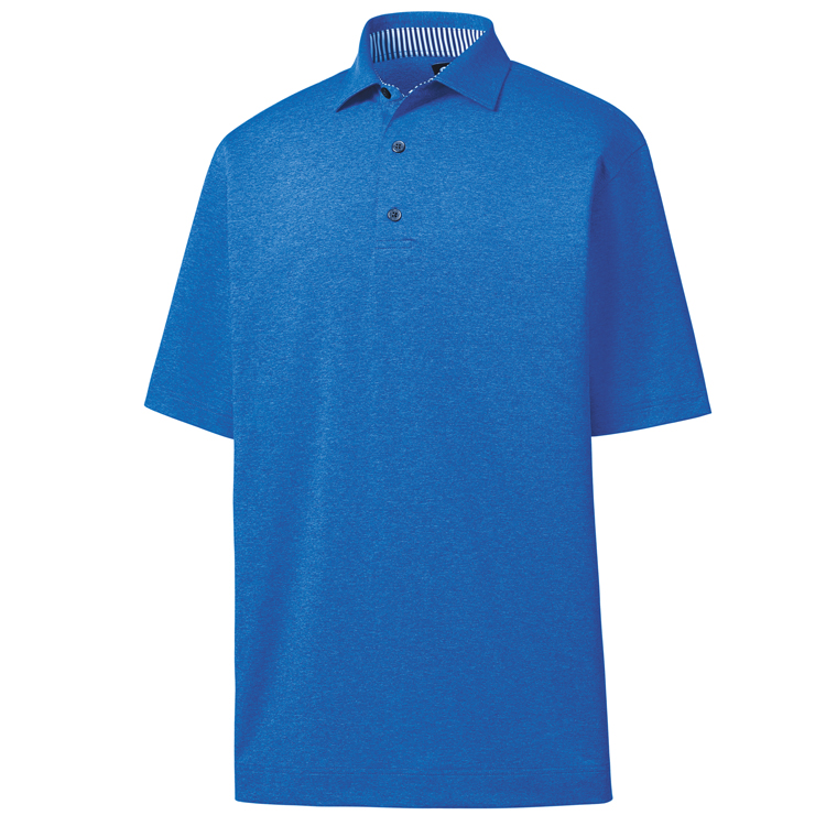 FootJoy ProDry Performance Solid Lisle Polo - Self Collar 12