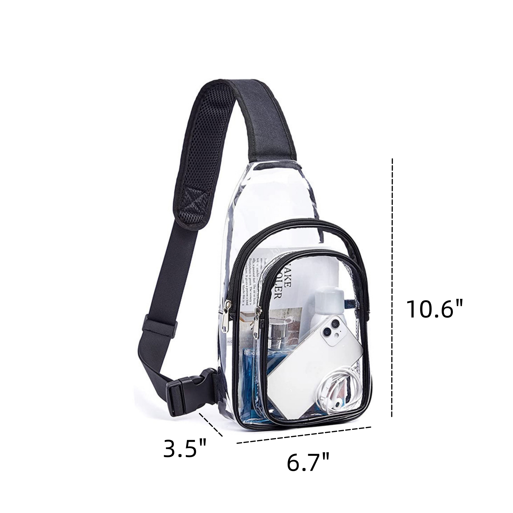 PVC Transparent Crossbody Bag 1