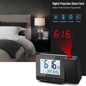 Projection Alarm Clock With Weather Station 4