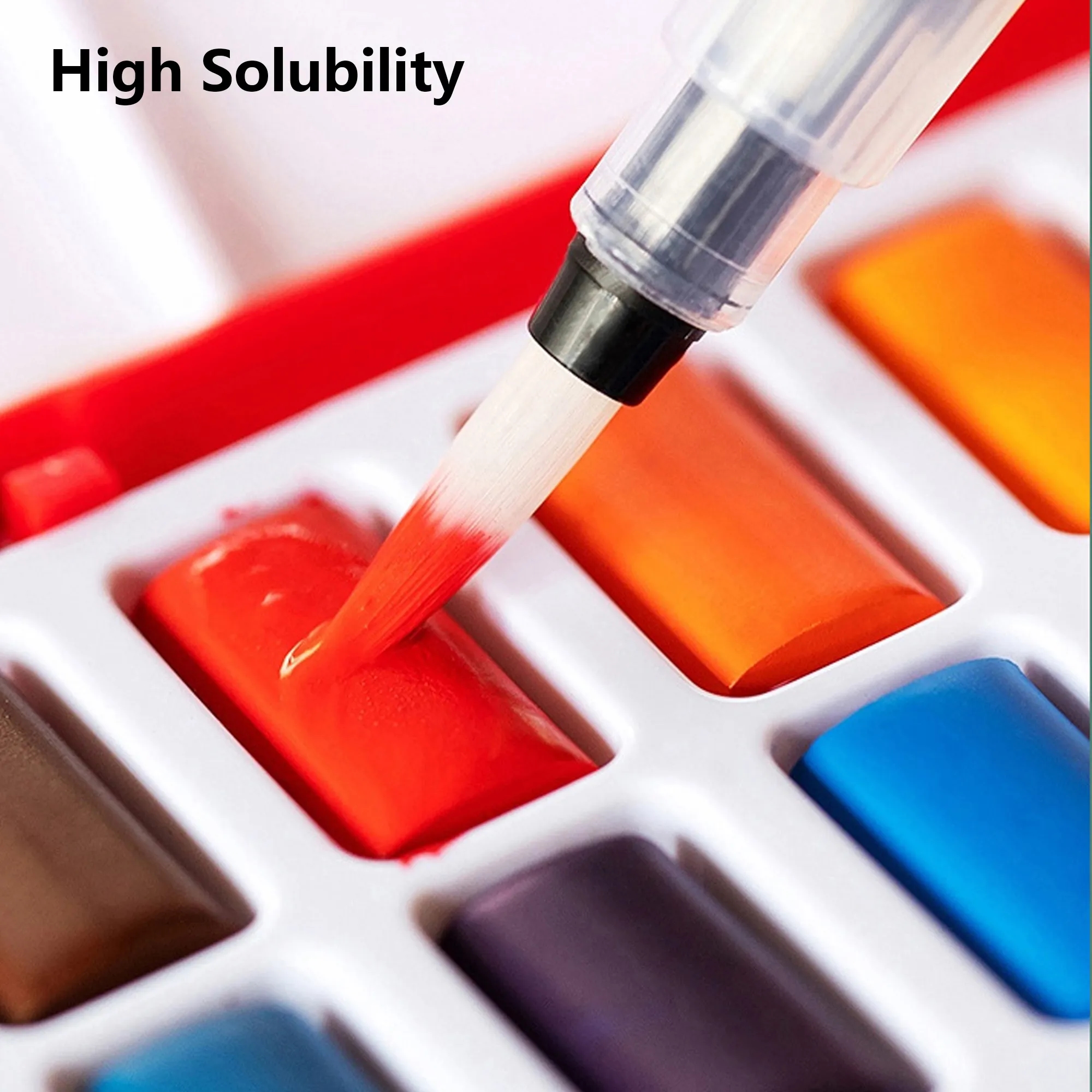 100-Color Solid Watercolor Paint Set 2