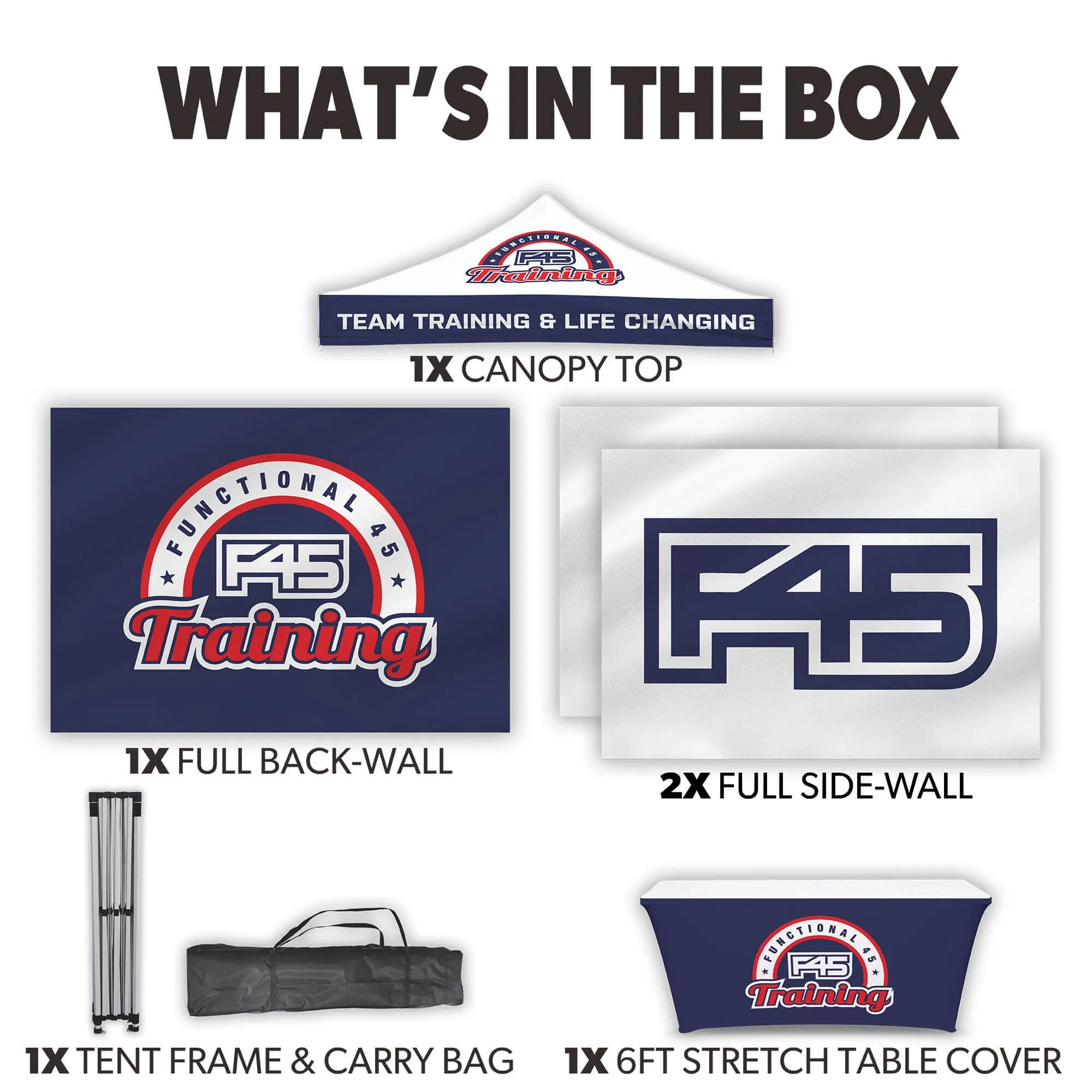 10ft x 10ft Custom Canopy Tent - Event Platinum Package 12