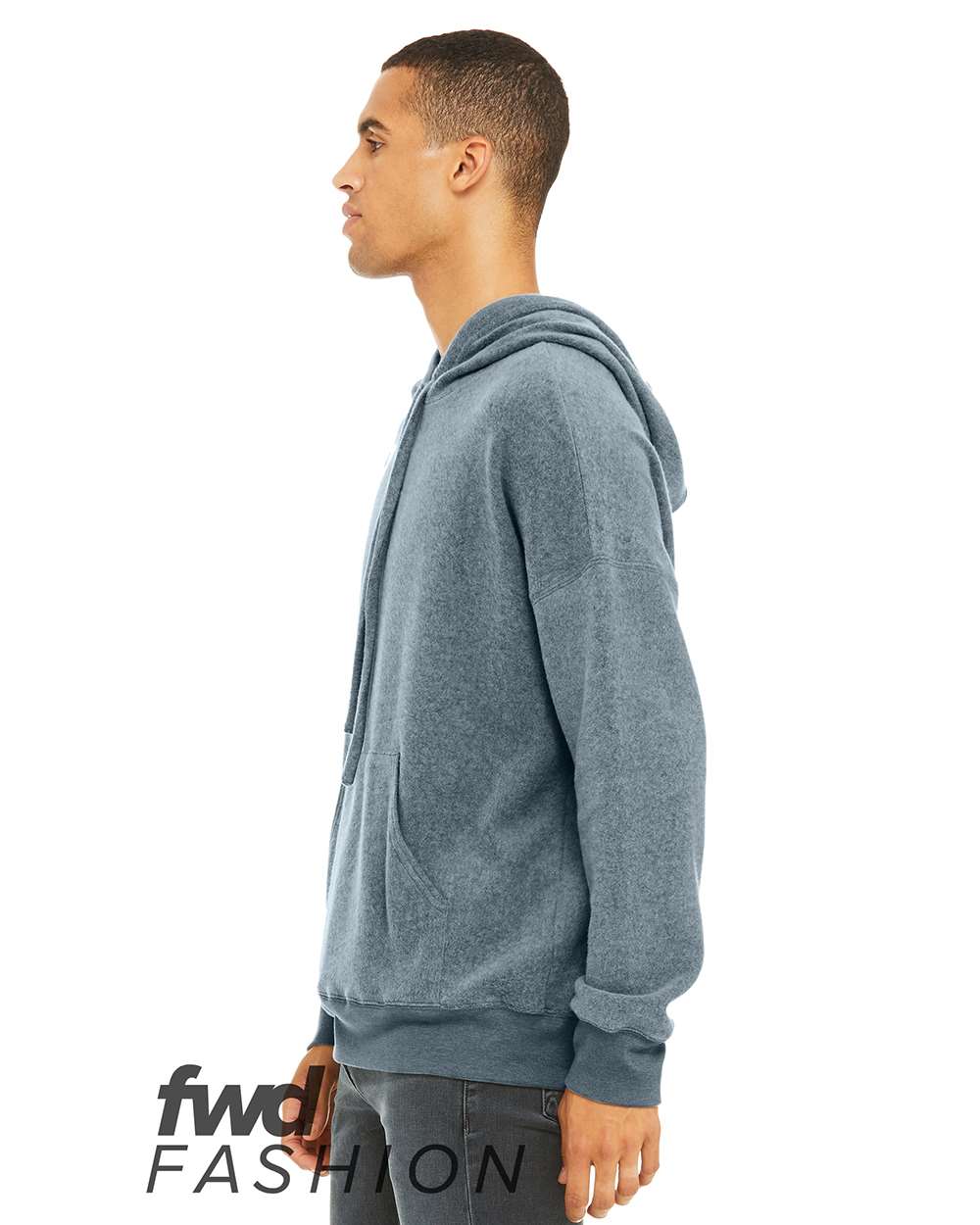 Unisex FWD Fashion Sueded Fleece Hoodie Sweatshirt - 3329 7