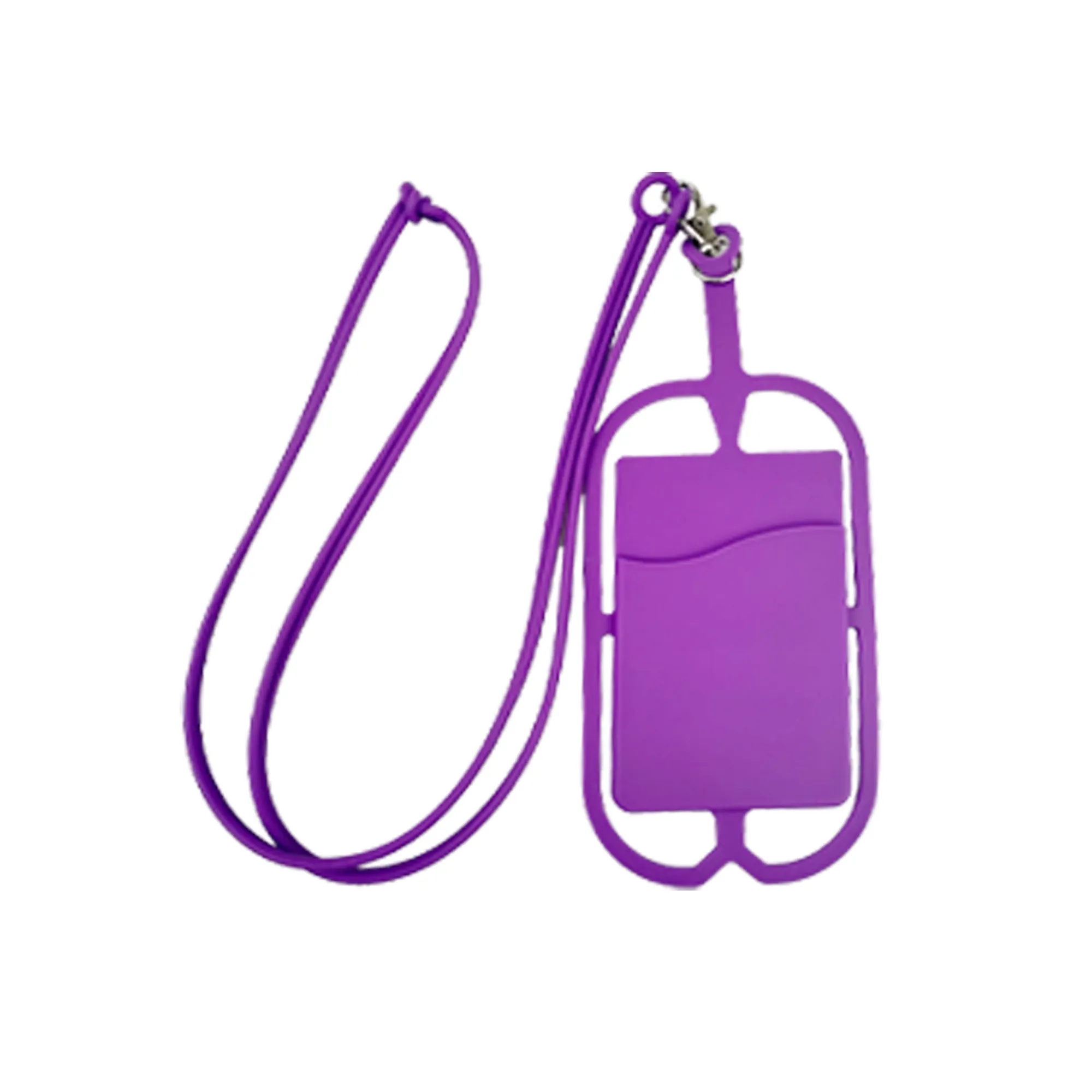 Silicone Mobile Phone Lanyard Card Holder 4