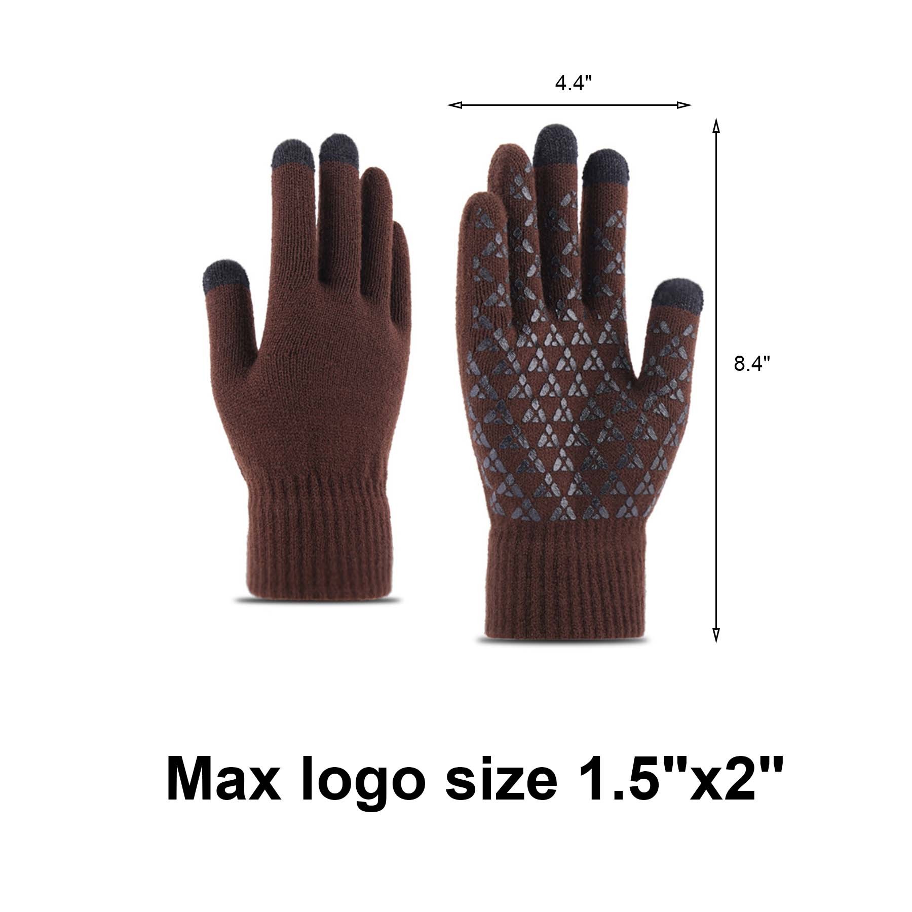 Winter Knit Touchscreen Gloves 2