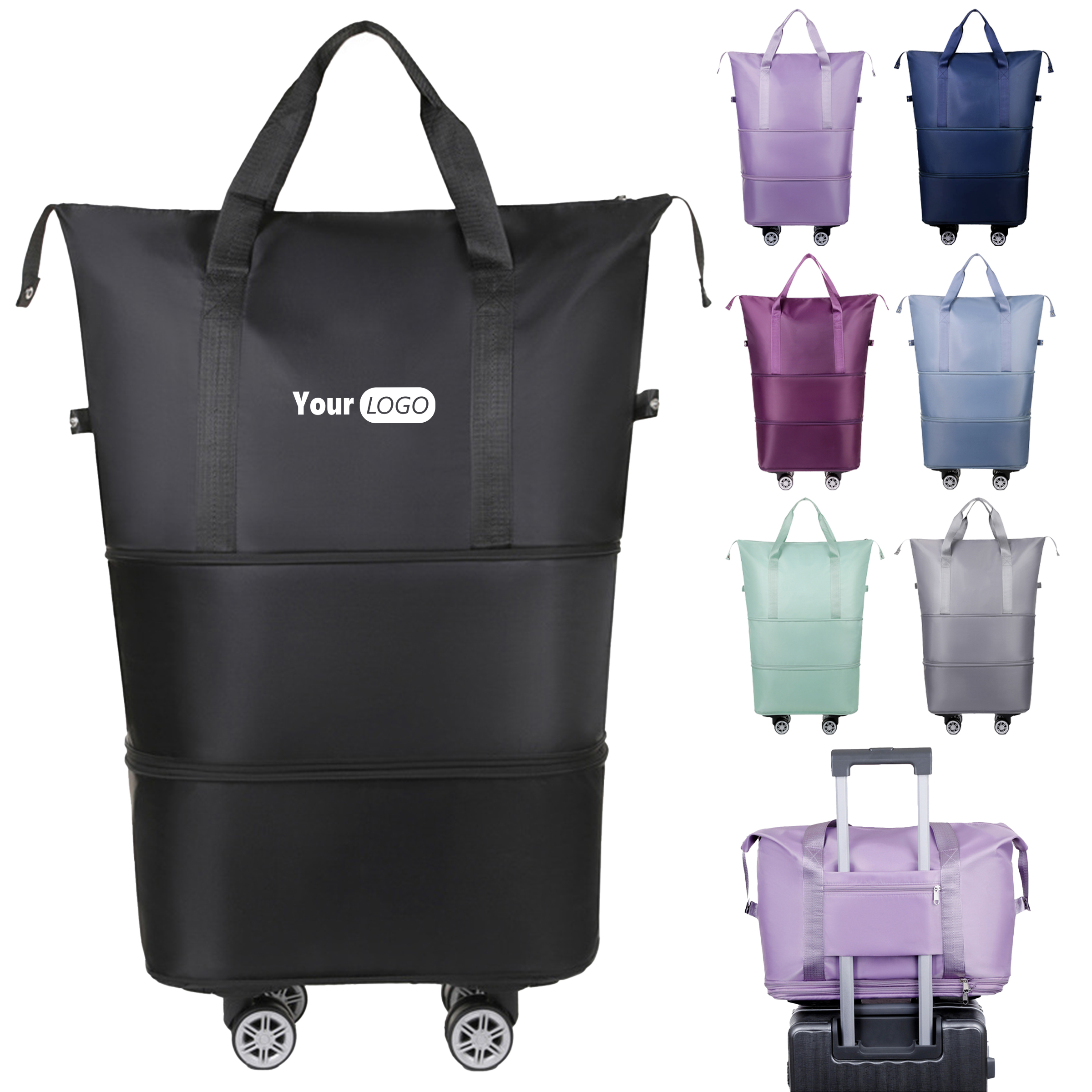 Polyester Large Capacity Foldable Business Travel Bag 6