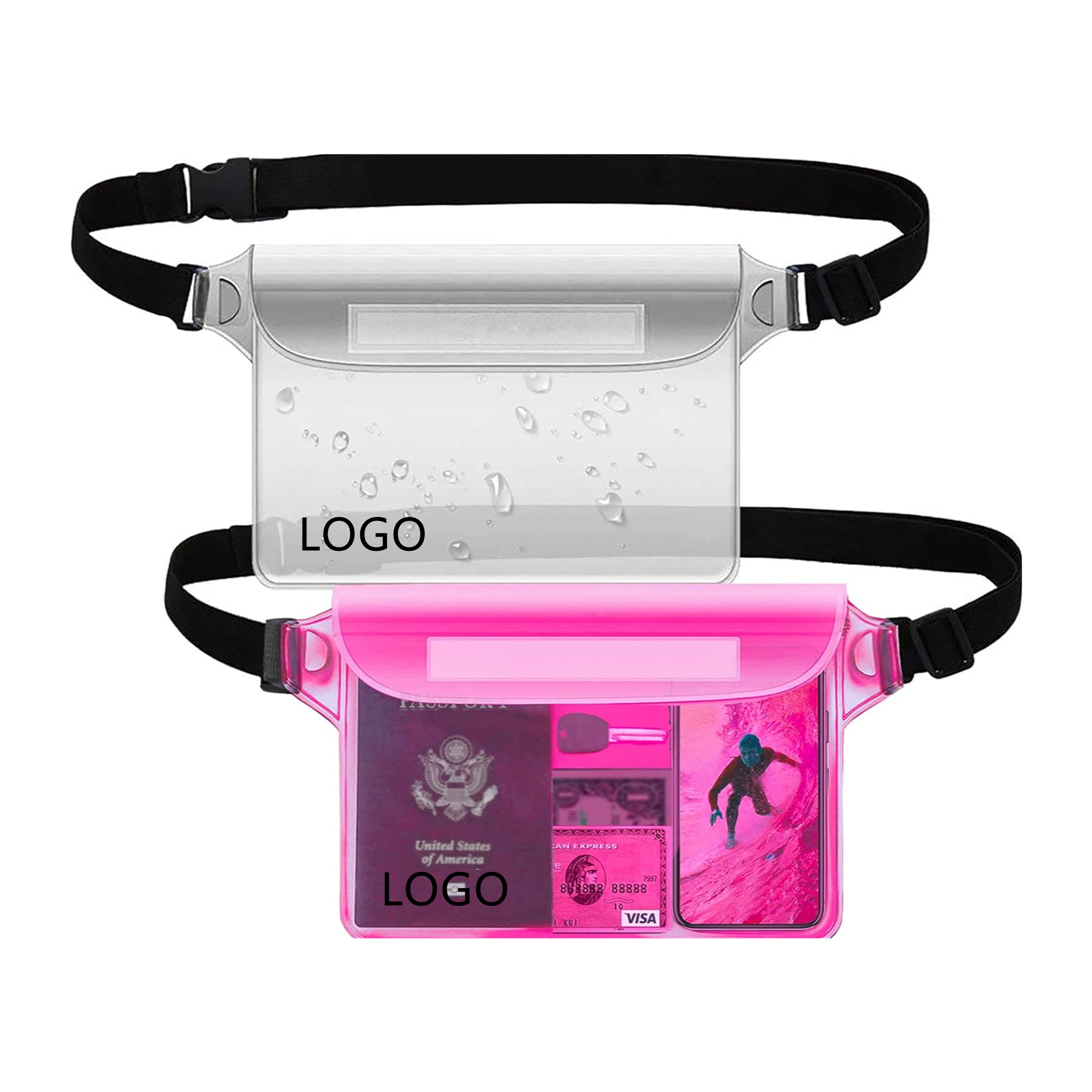Waterproof Pouch With Waist Strap