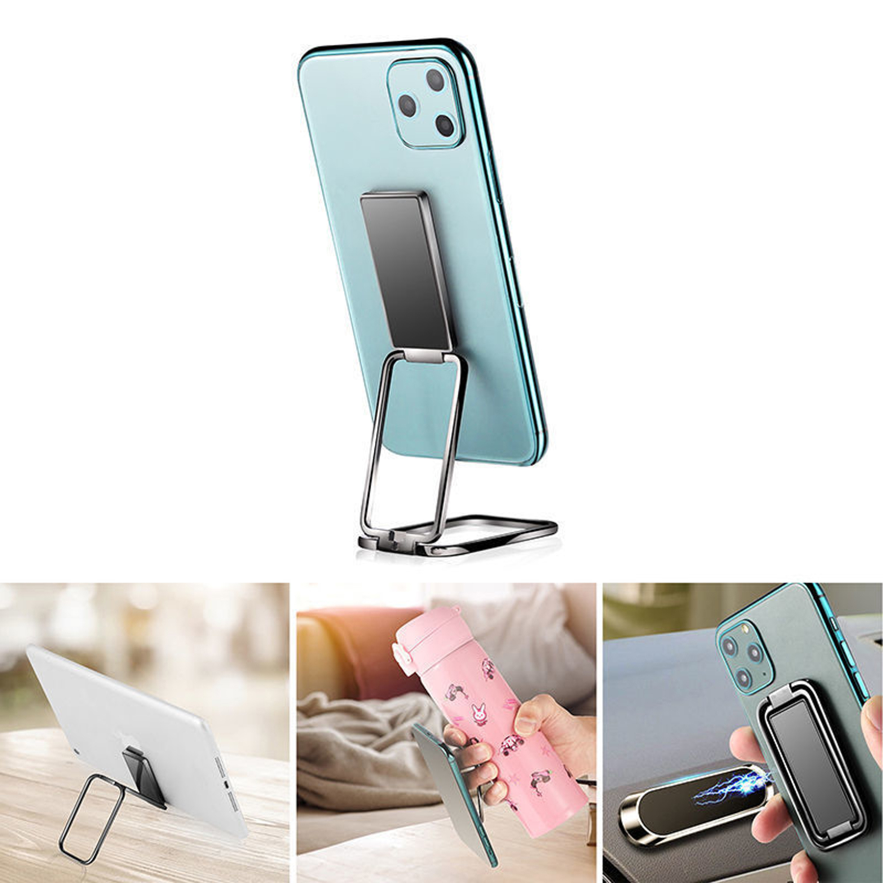 Save Space Foldable And Rotable Phone Stand 5