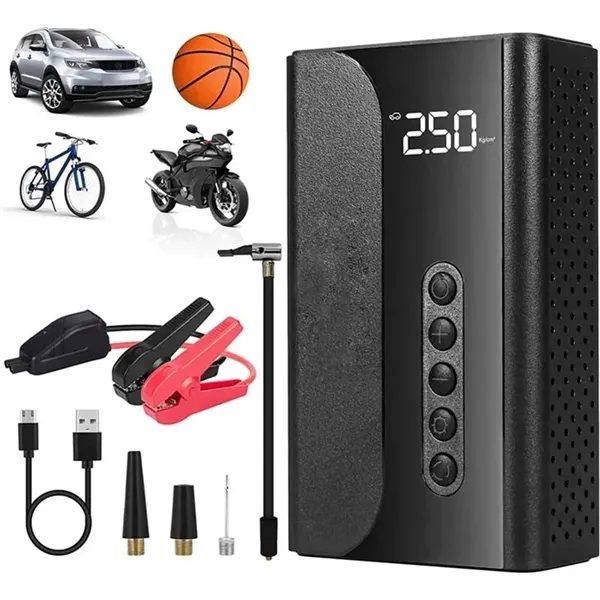 4 in 1 Jump Starter with Air Compressor 3