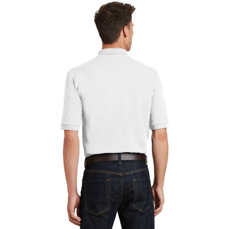 Port Authority Heavyweight Cotton Pique Polo With Pocket. 26