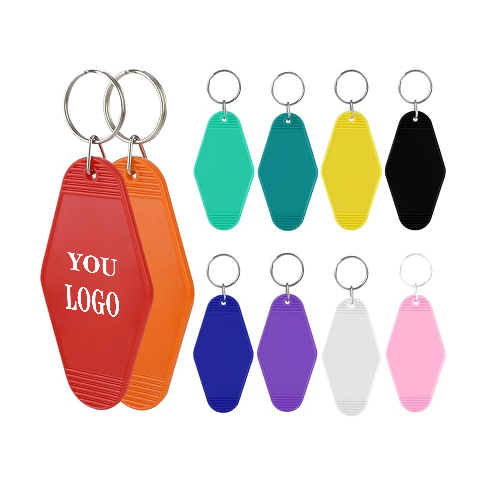 Premium Vintage Plastic Hotel Keychain 3
