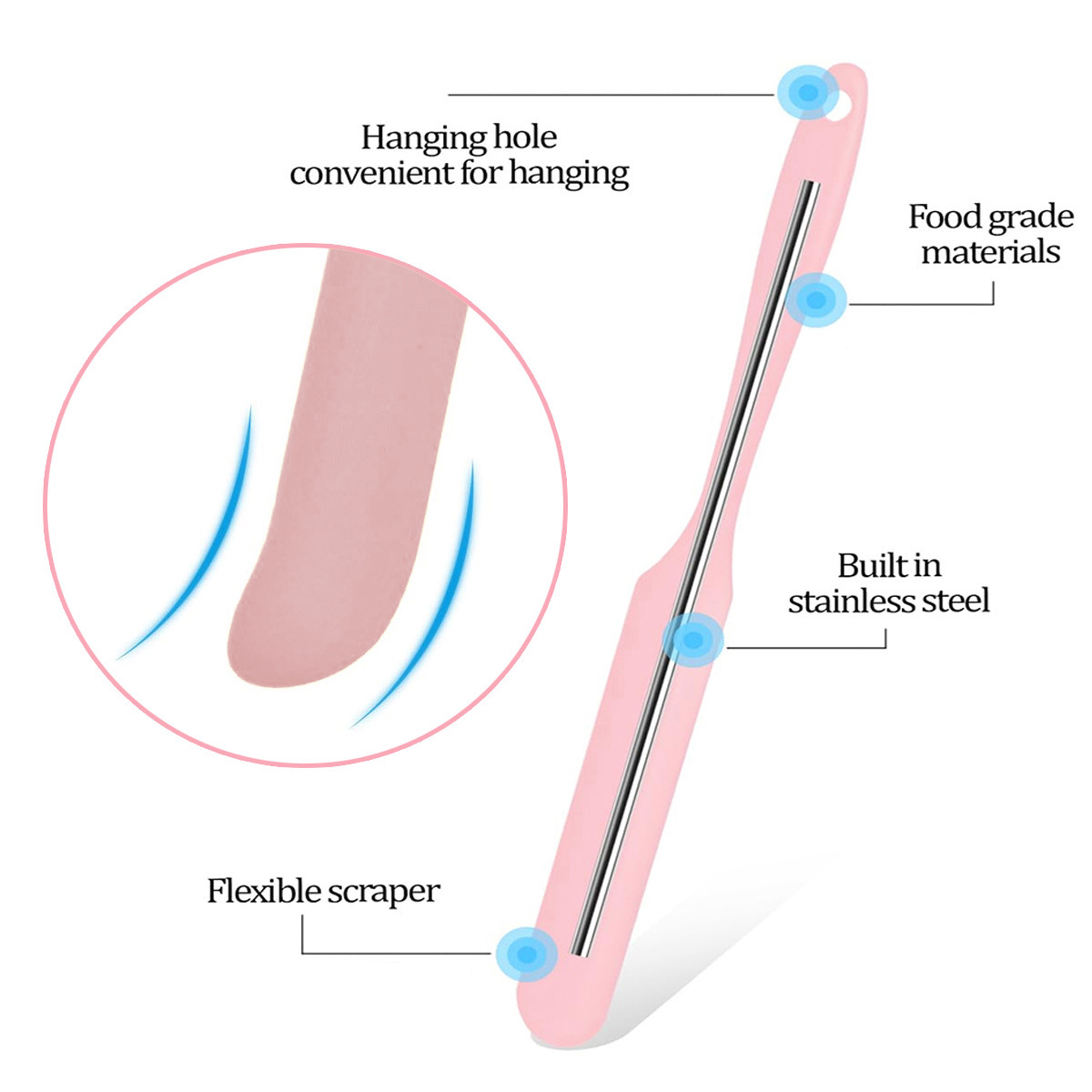 Long Silicone Spatula 10