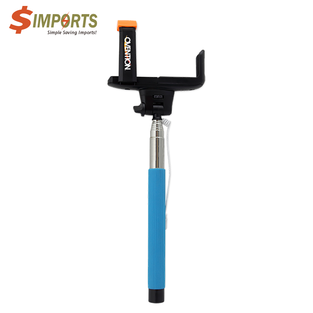Extra Grip Wired Selfie Stick - Simports 5