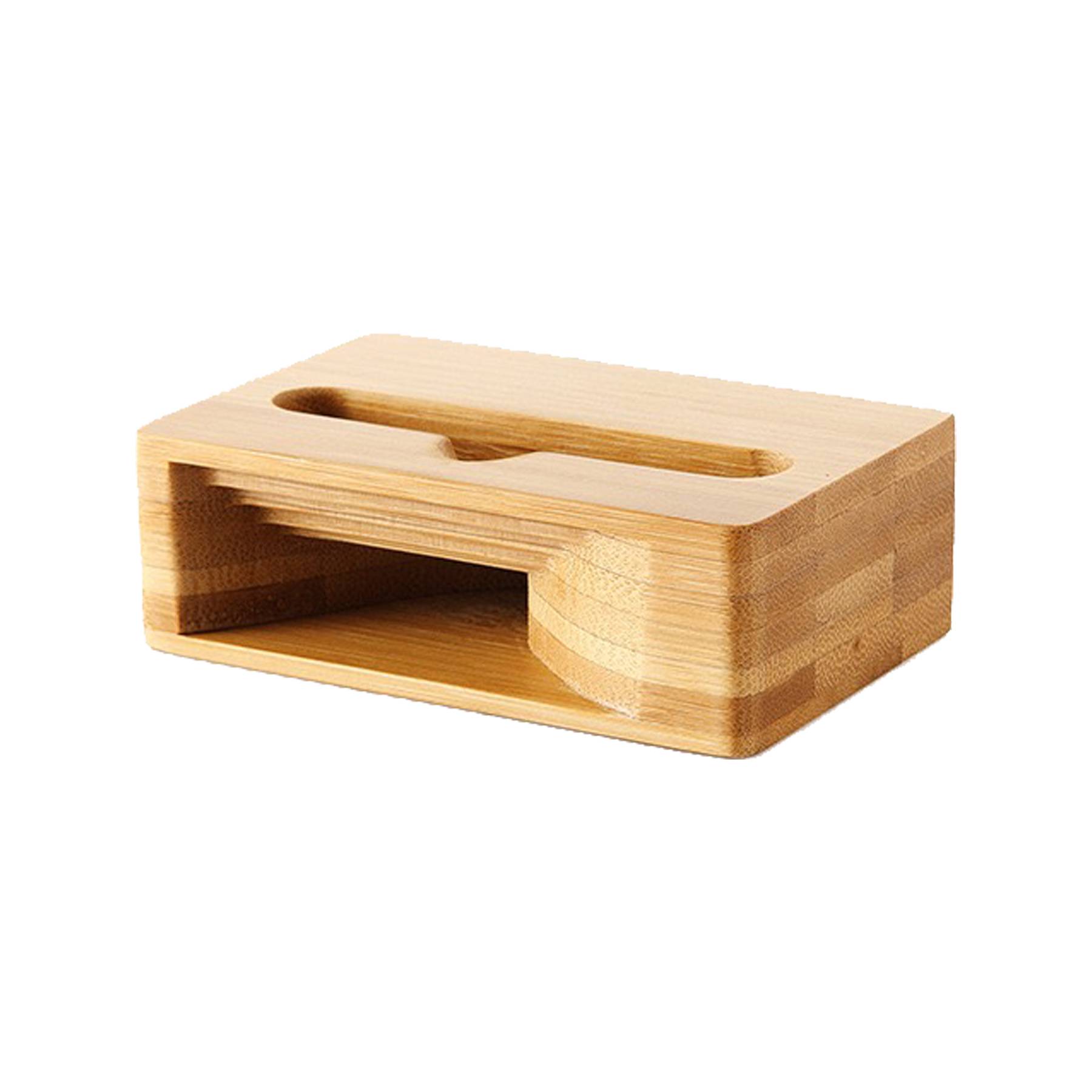 Bamboo Phone Hold Desk Stand Speaker 8