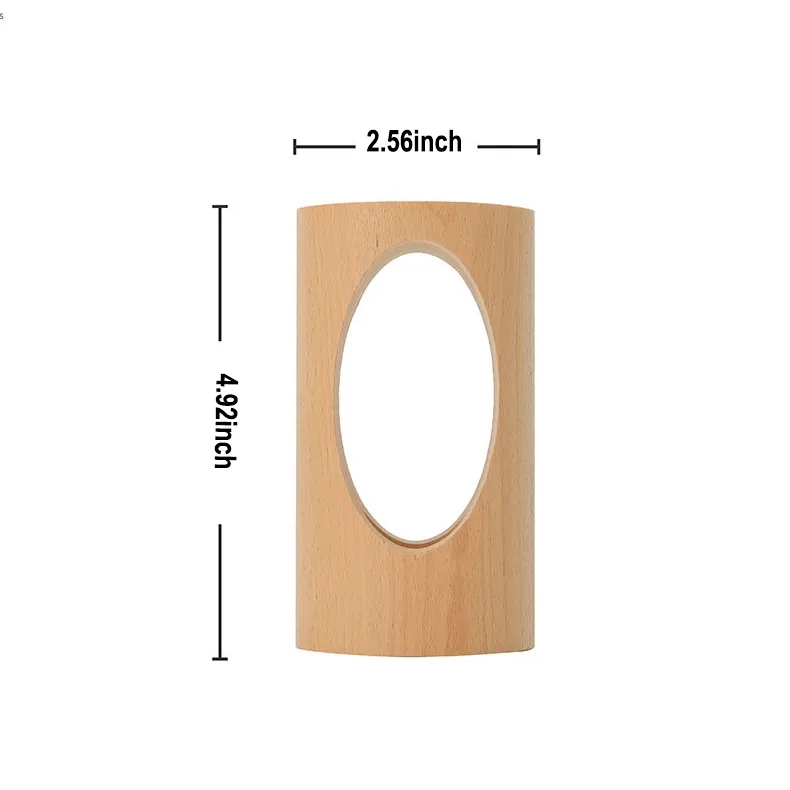 Wood Desk Lamp Bedside Night Light 2