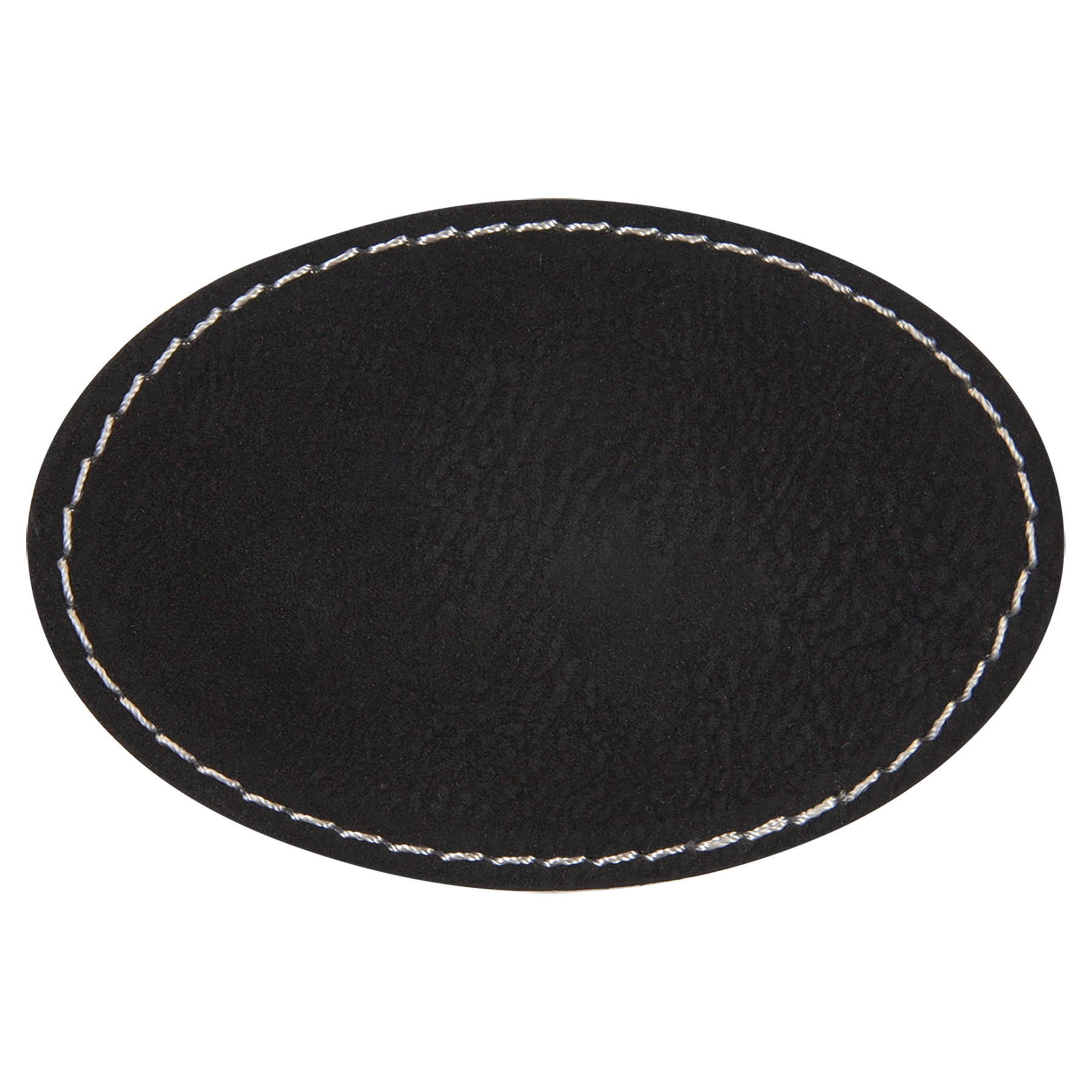3 1/2" x 2 1/2" Oval Leatherette Patch with Adhesive 9