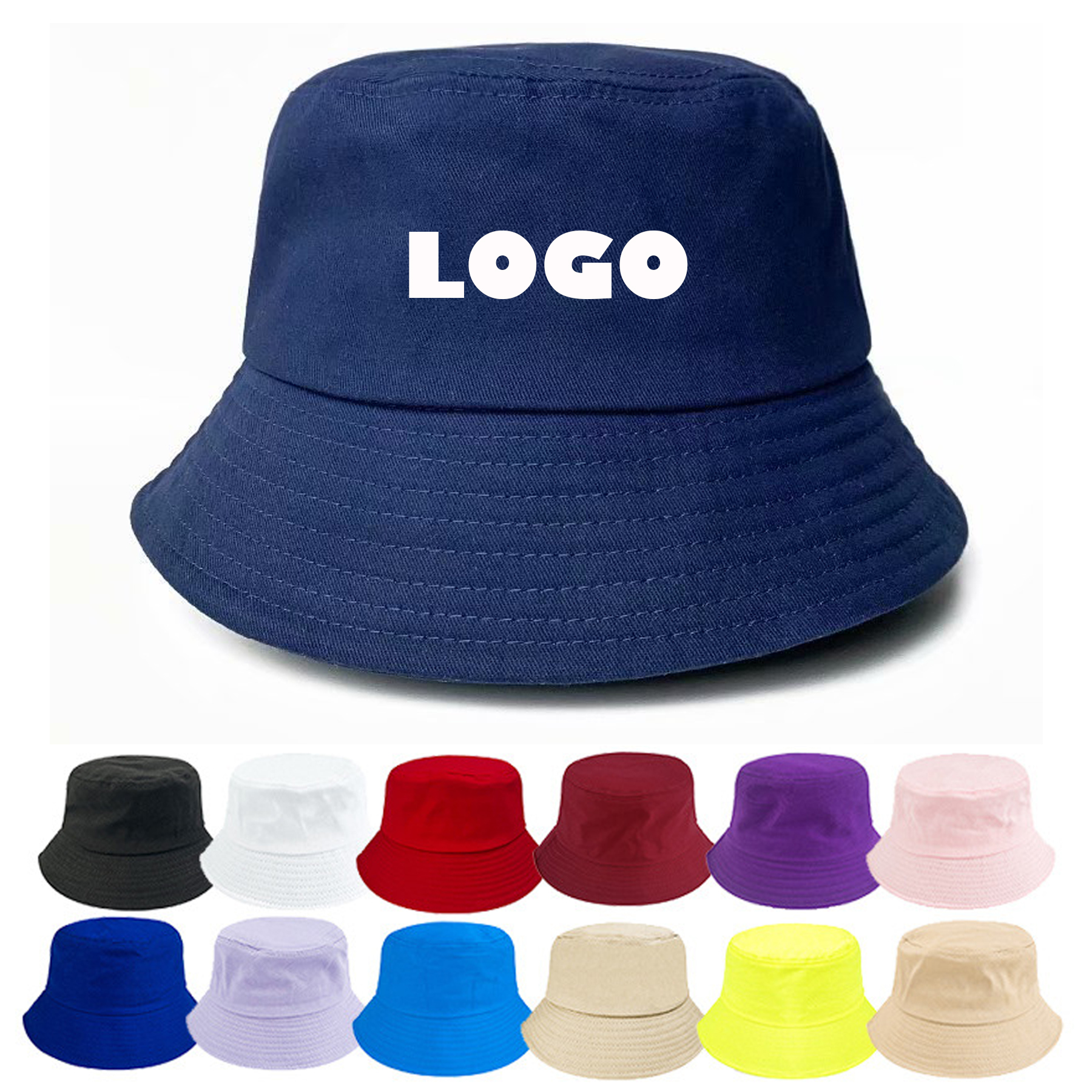 Unisex Reversible Cotton Fisherman Bucket Hat 2