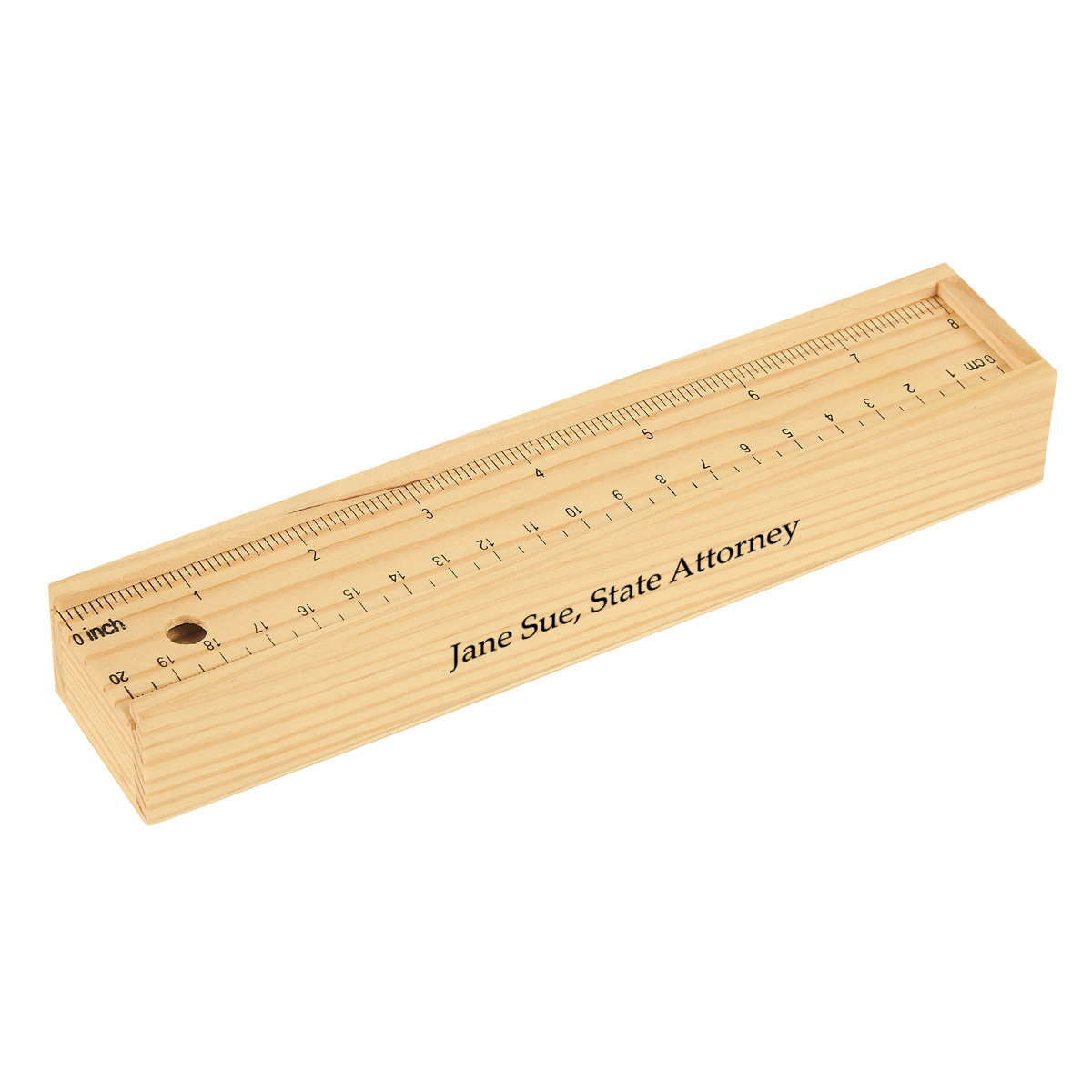 12- Piece Colored Pencil Set In Wooden Ruler Box 3