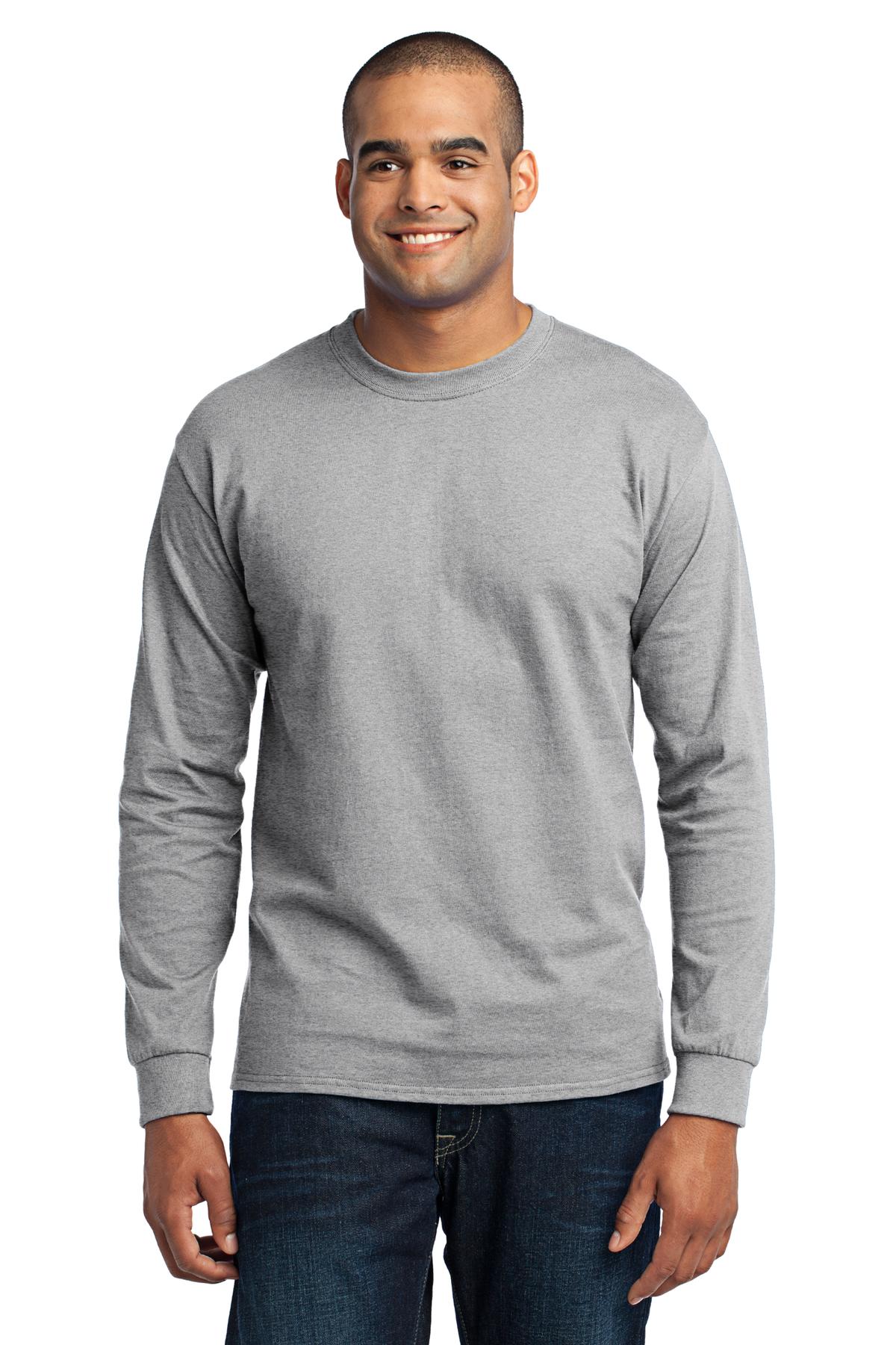 Port & Co Long Sleeve Core Blend Tee. PC55LS 100