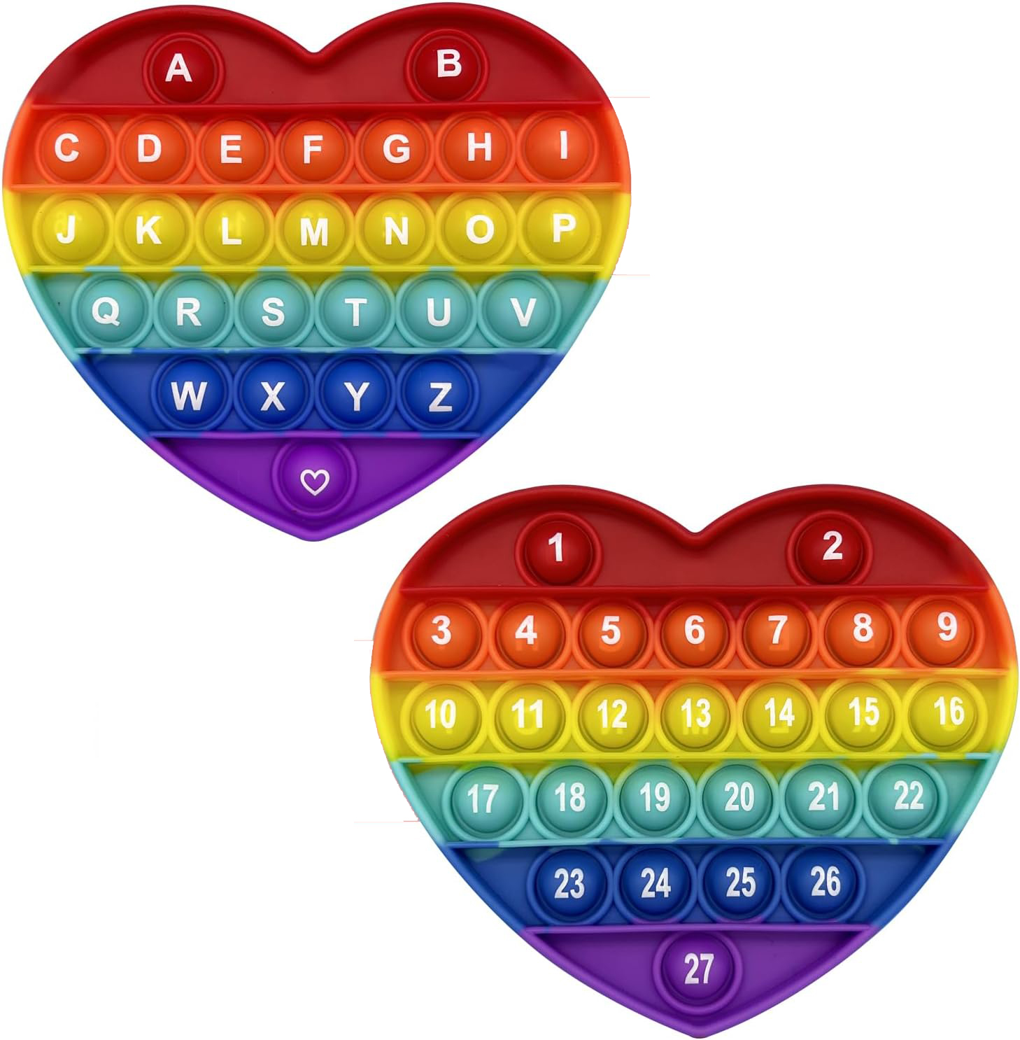 Pop Fidget Toy (Heart) 2