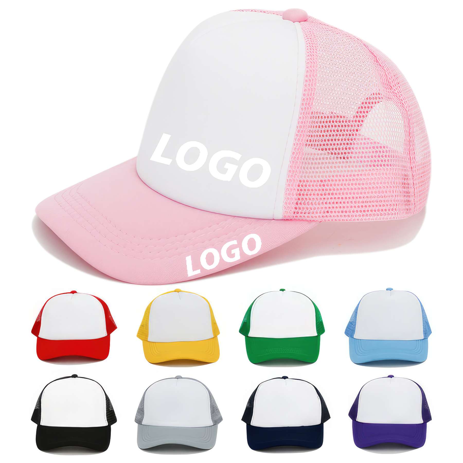 Custom Adjustable Mesh Back Trucker Hat 1