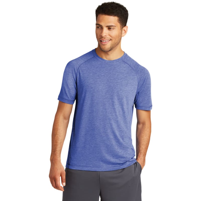 Sport-Tek PosiCharge Tri-Blend Wicking Raglan Tee. 110
