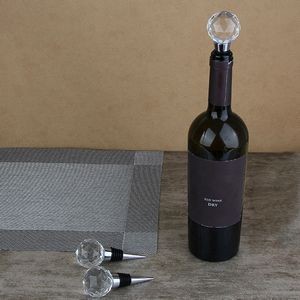 Stylish Diamond Ball Shaped Wine Cork Bottle Stopper 4