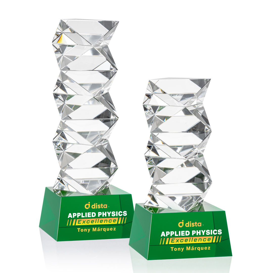 Callucci VividPrint™ Award on Robson Base - Green 6