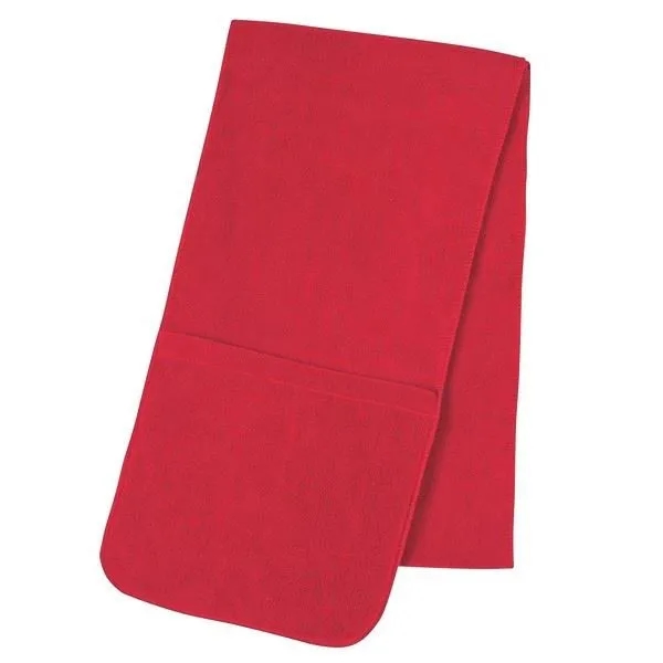 Promotional Fleece Scarf with Pockets 7