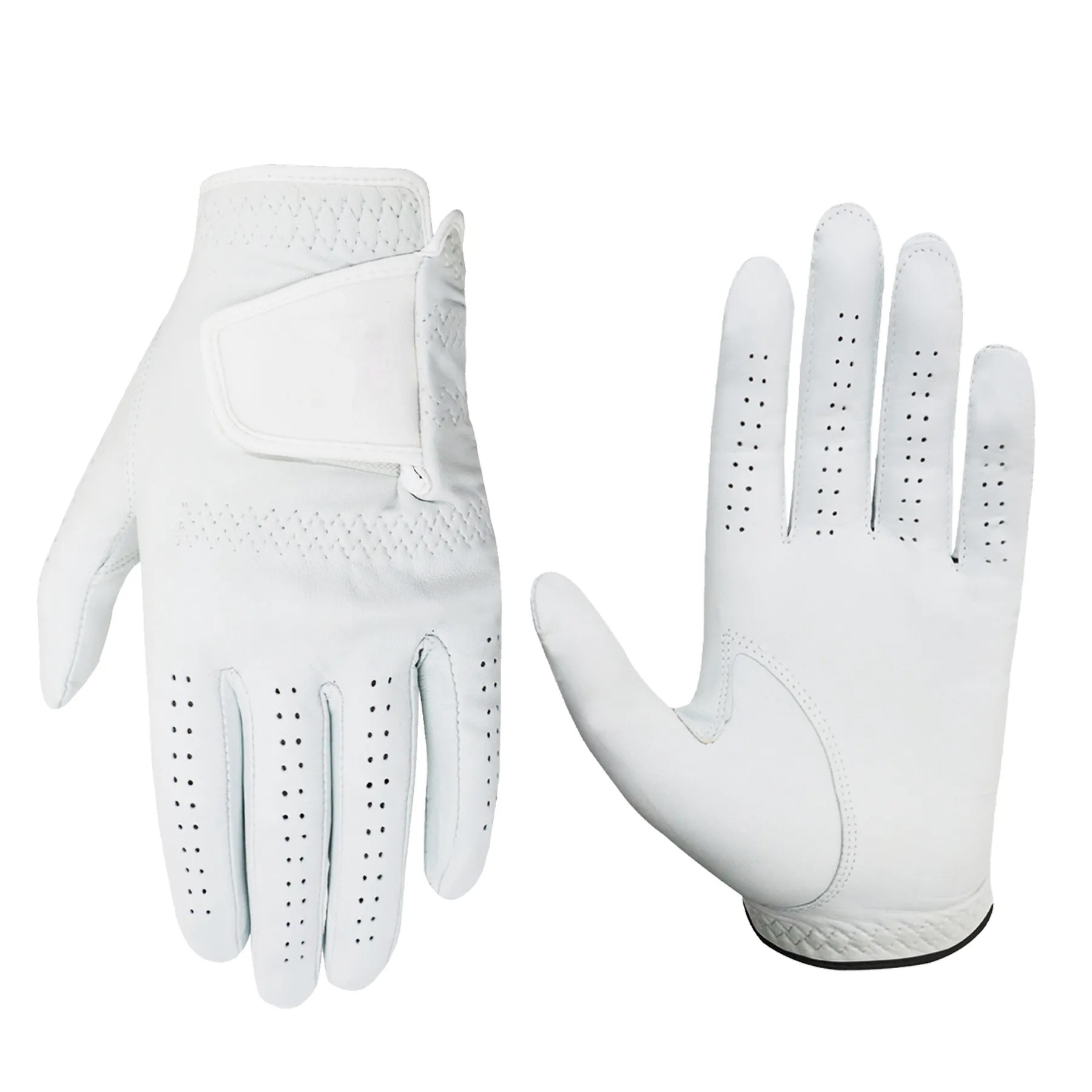 Lambskin Breathable Lightweight Golf Gloves 2
