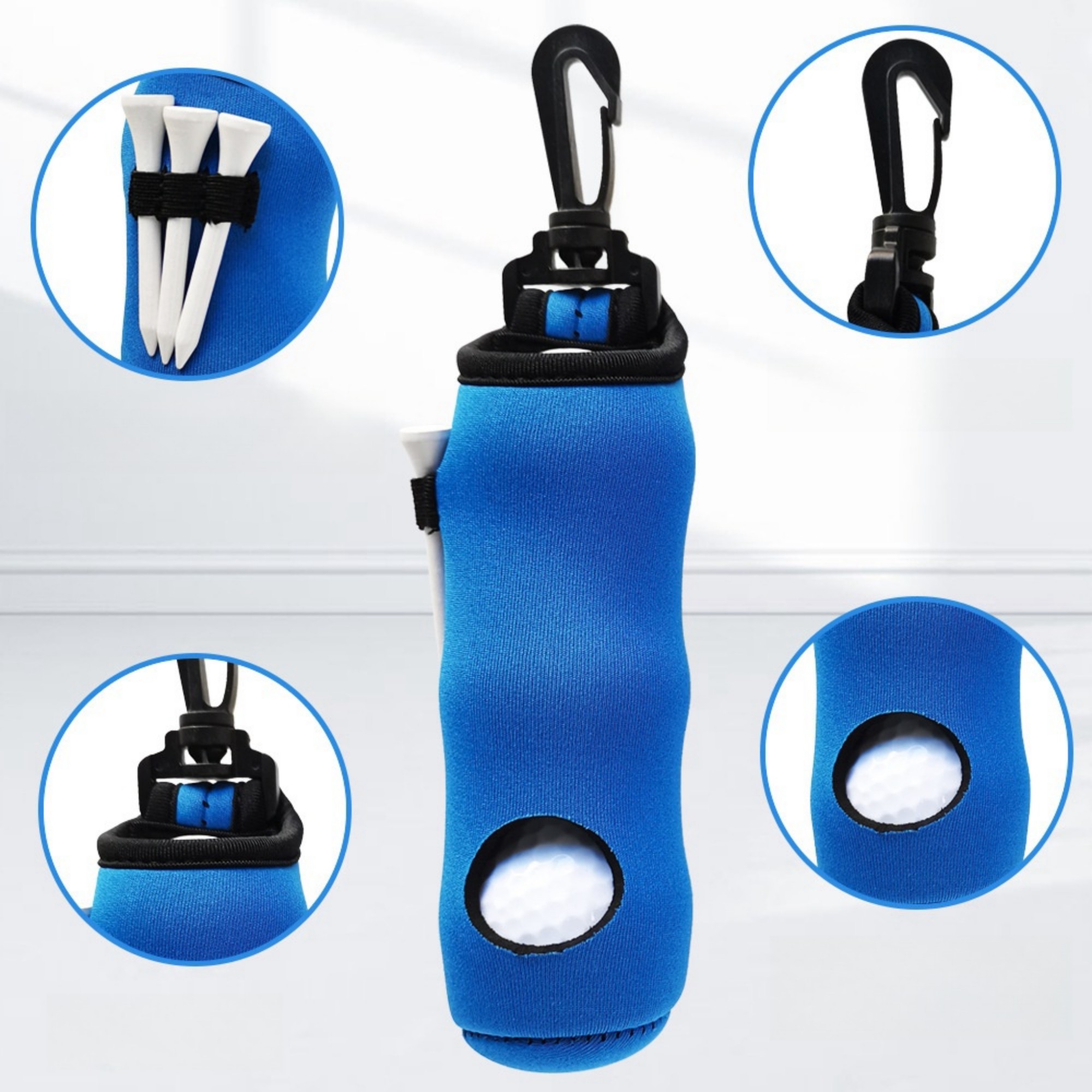 Golf Tee Organizer Bag Including Accessories 2