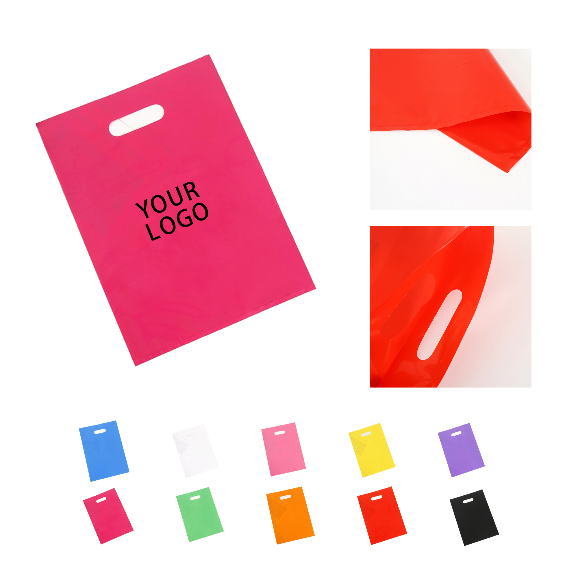 Reinforced Die Cut Handle Promotional Carry Bag 11