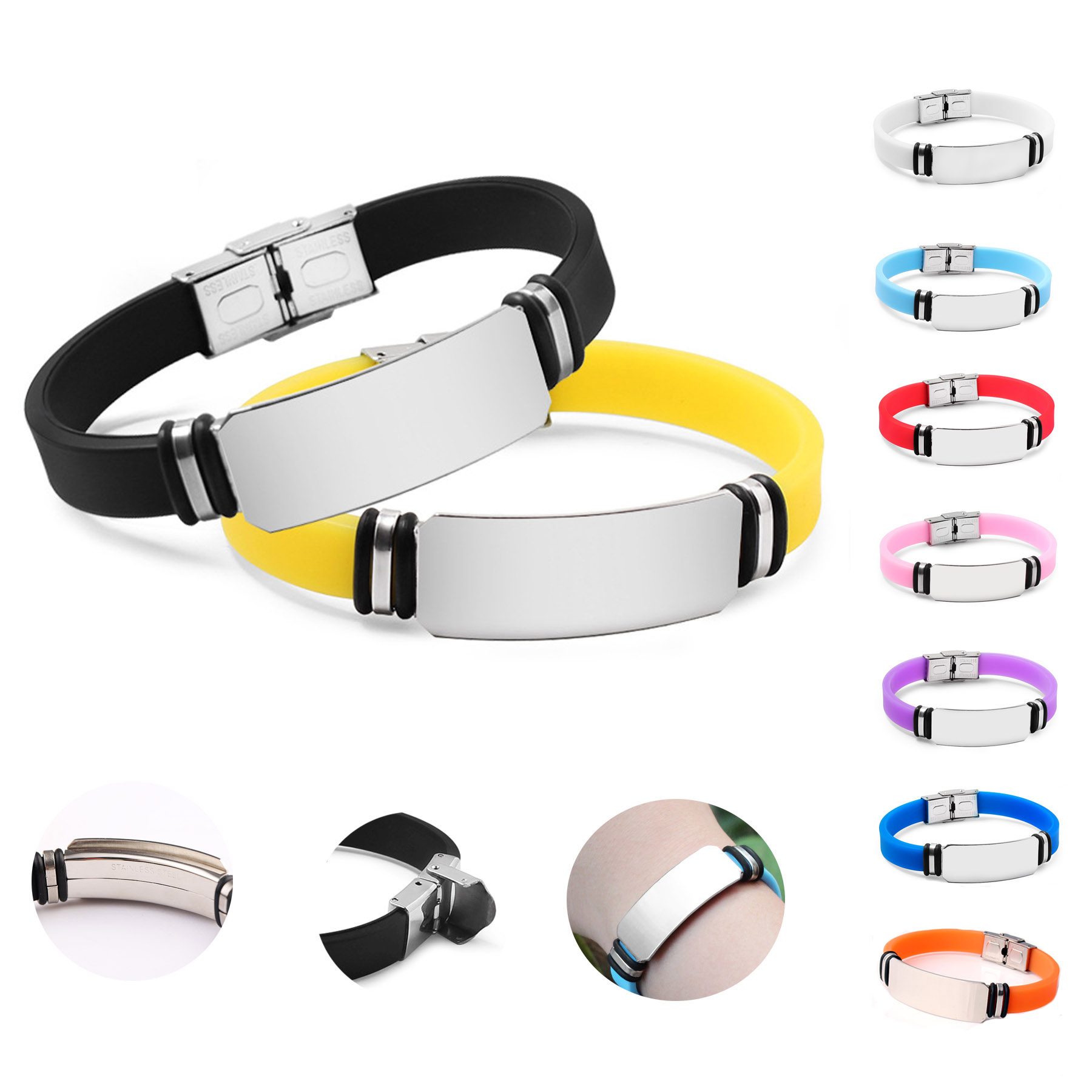 Silicone Metal Bracelet 2