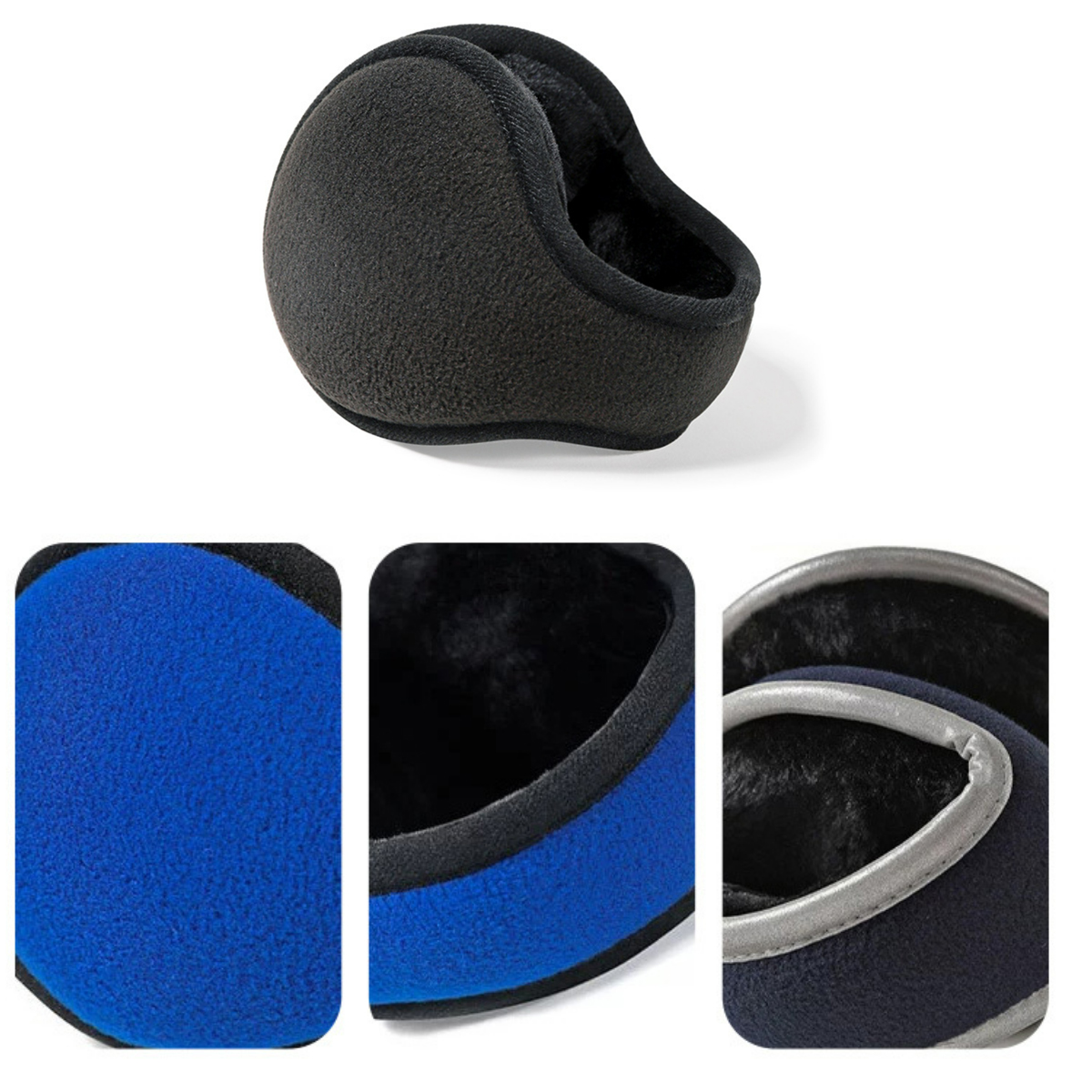 Customizable Fleece Earmuffs Warm Winter Ear Warmers 4