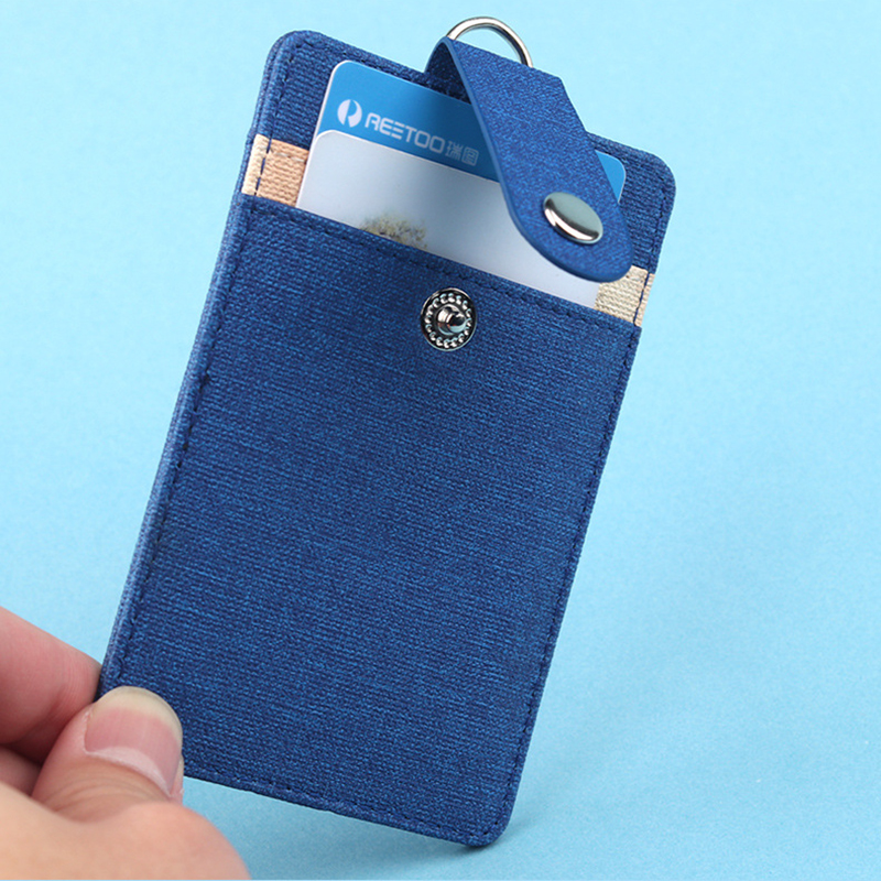 Canvas Badge Holder with Telescopic Lanyard 10