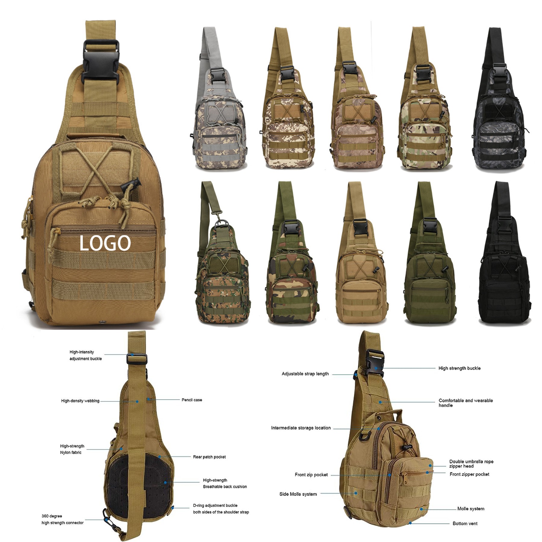 Tactical Sling Chest Bag