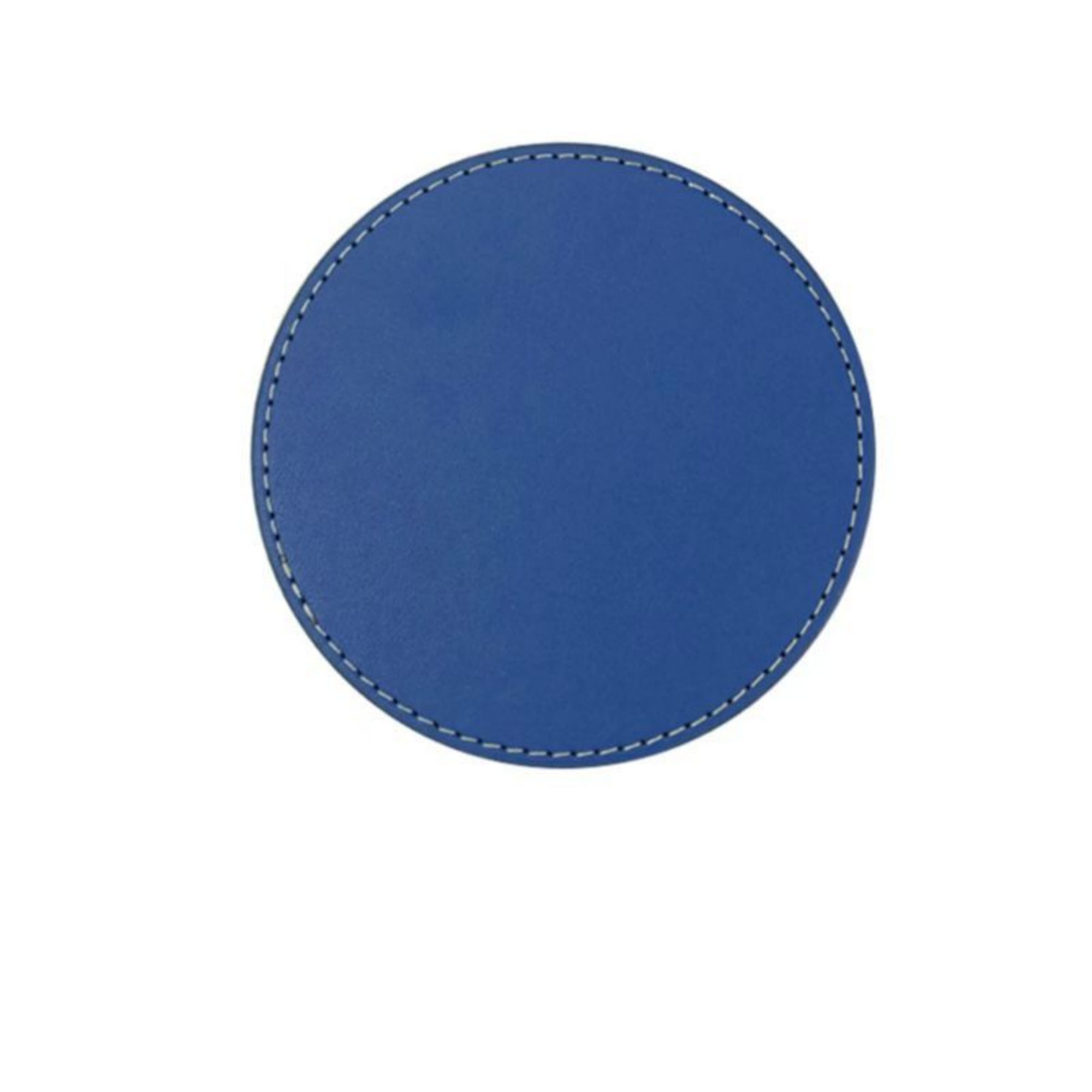 4" PU Leather Round Coaster 3