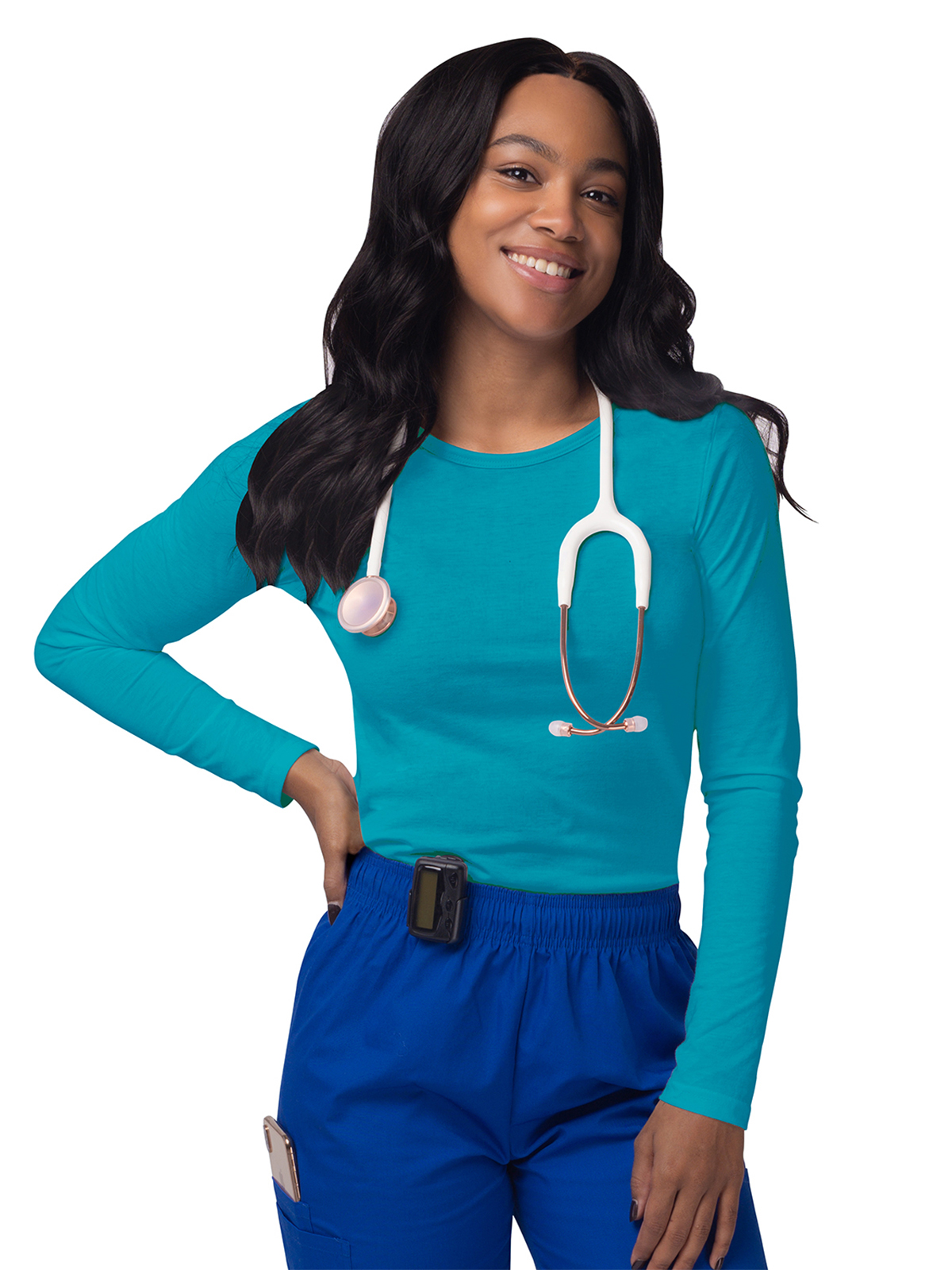 Adar - Sivvan - Women's Long Sleeve Underscrub Tee 105
