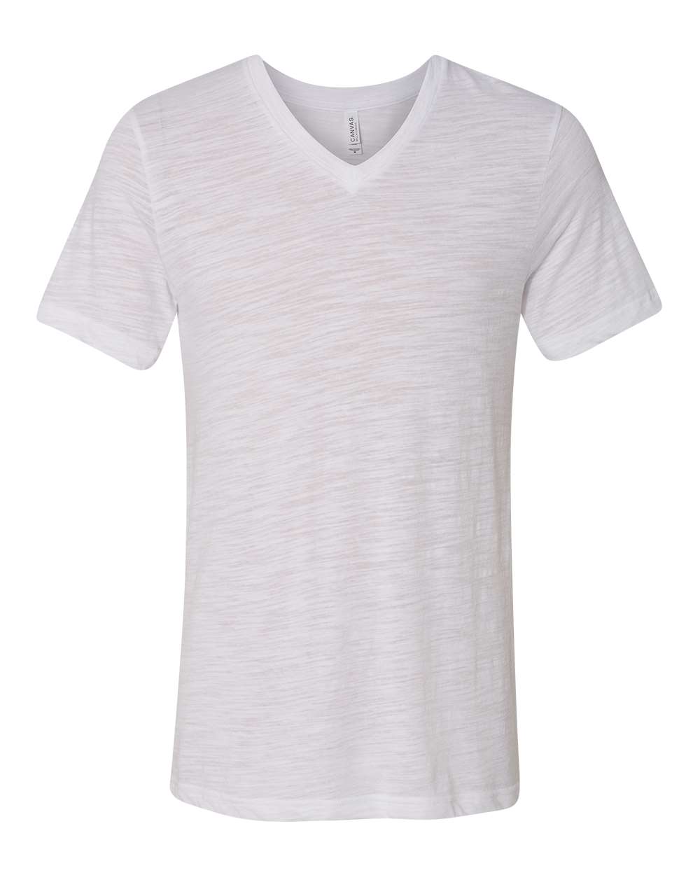 Unisex Textured Jersey V-Neck Tee - 3655 60