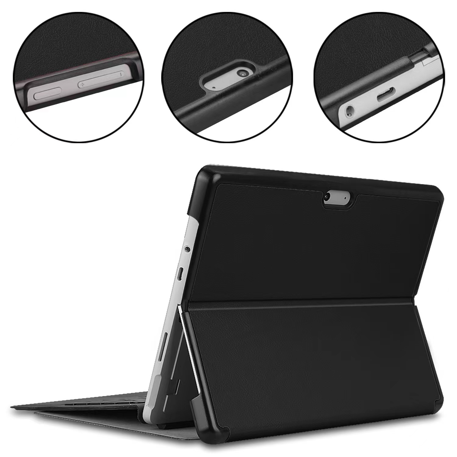 Microsoft Surface Pro 11, 10 and 9 Non-stitch Easel Case 2