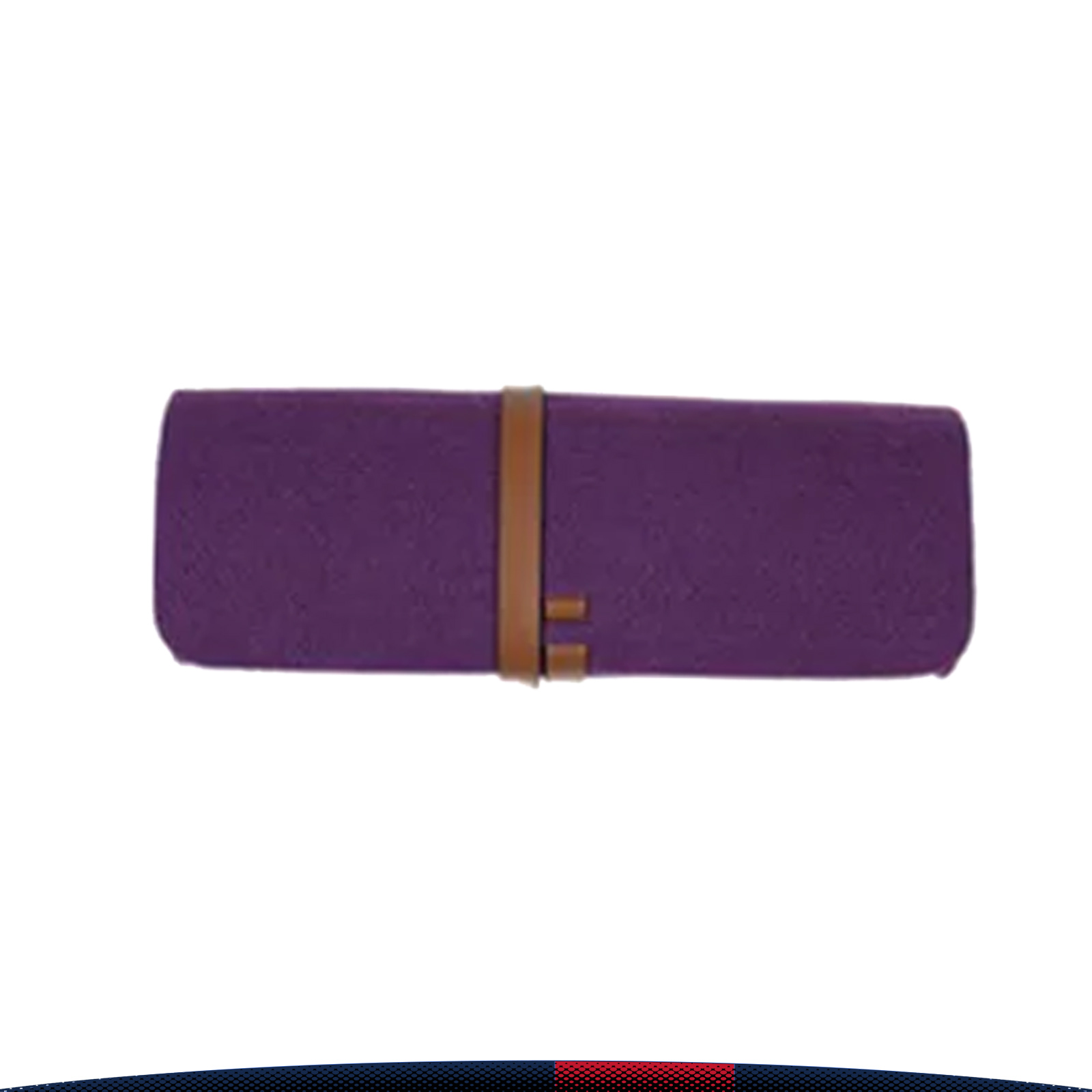 Skopee Reversible Felt Roll-Up Glasses Pouch 10