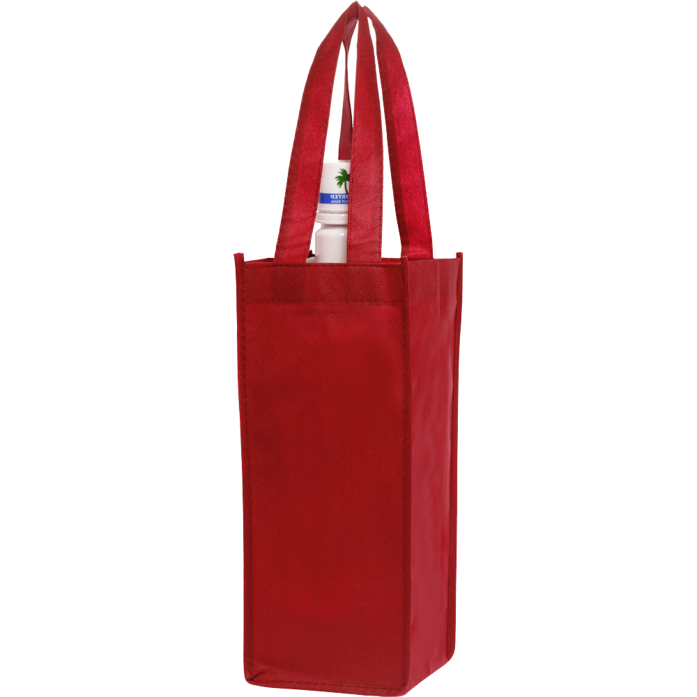 Vineyard One Bottle Wine Bags - 5"W x 12"H 5