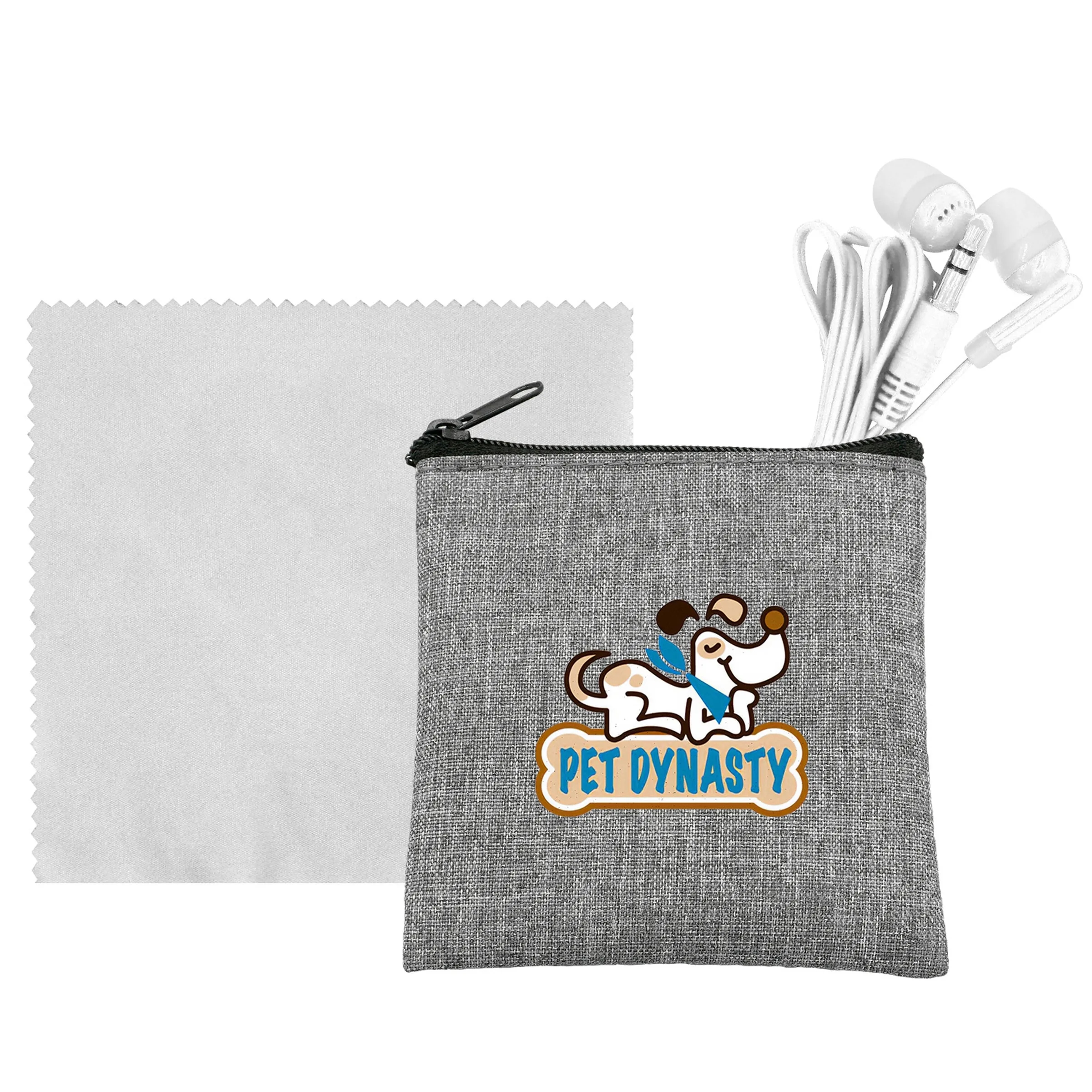 Recycled Ear Bud & Cloth Set 19