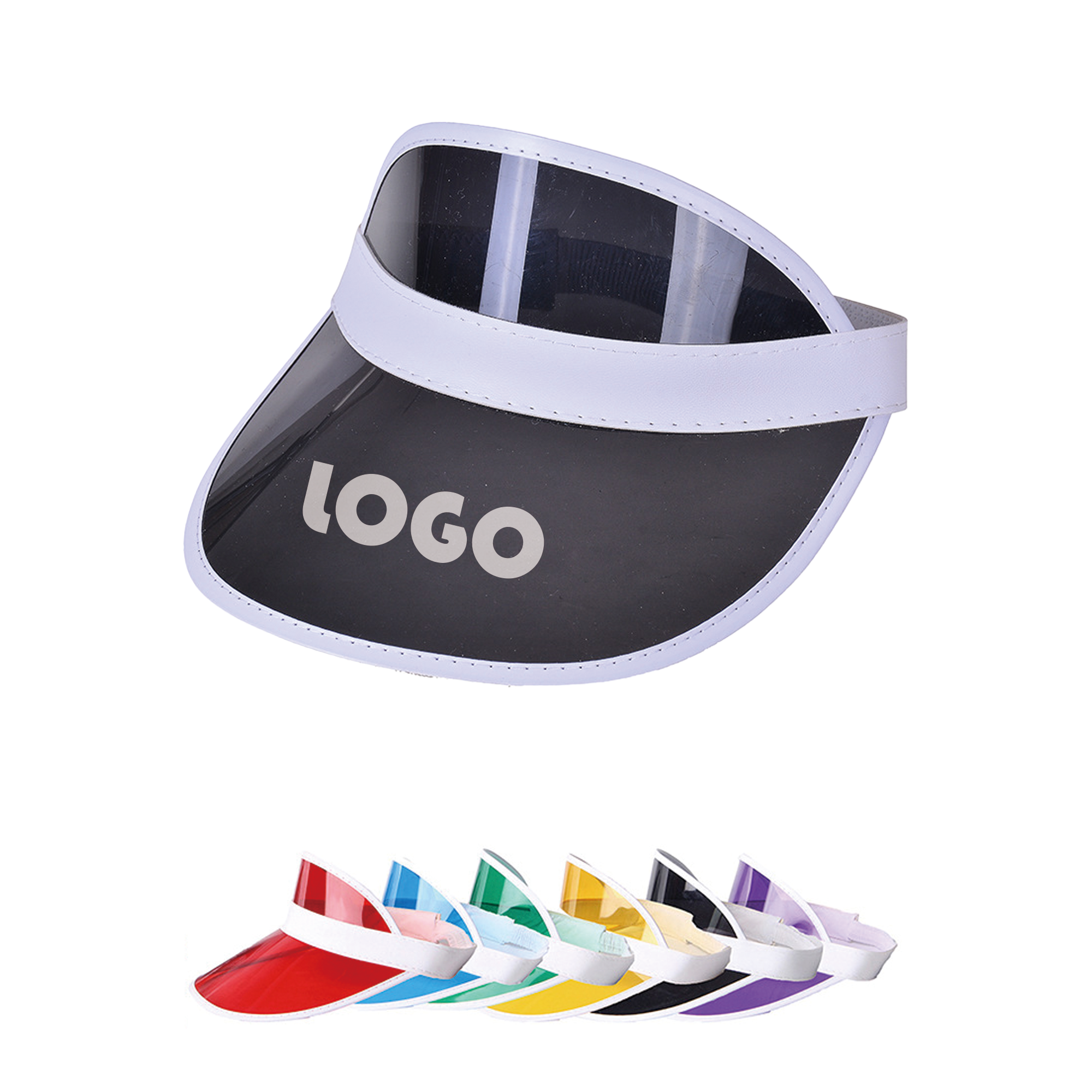 PVC Hat Beach Visor 2
