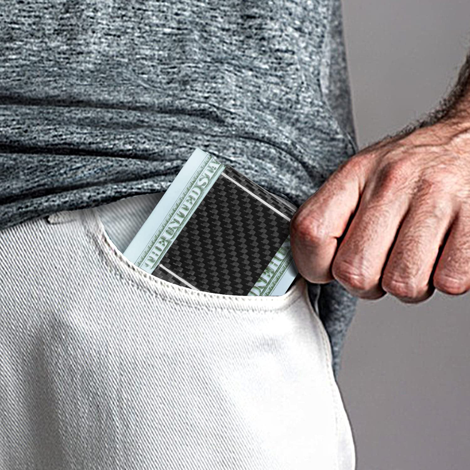 Luxury Carbon Fiber Money Clip 4