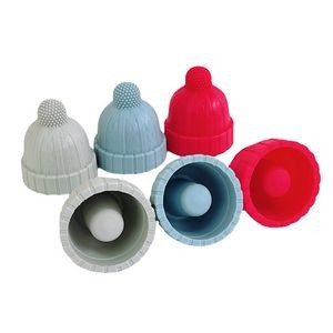 Elegant Oval Panel Silicone Bottle Cap Wine Stopper Cork 16